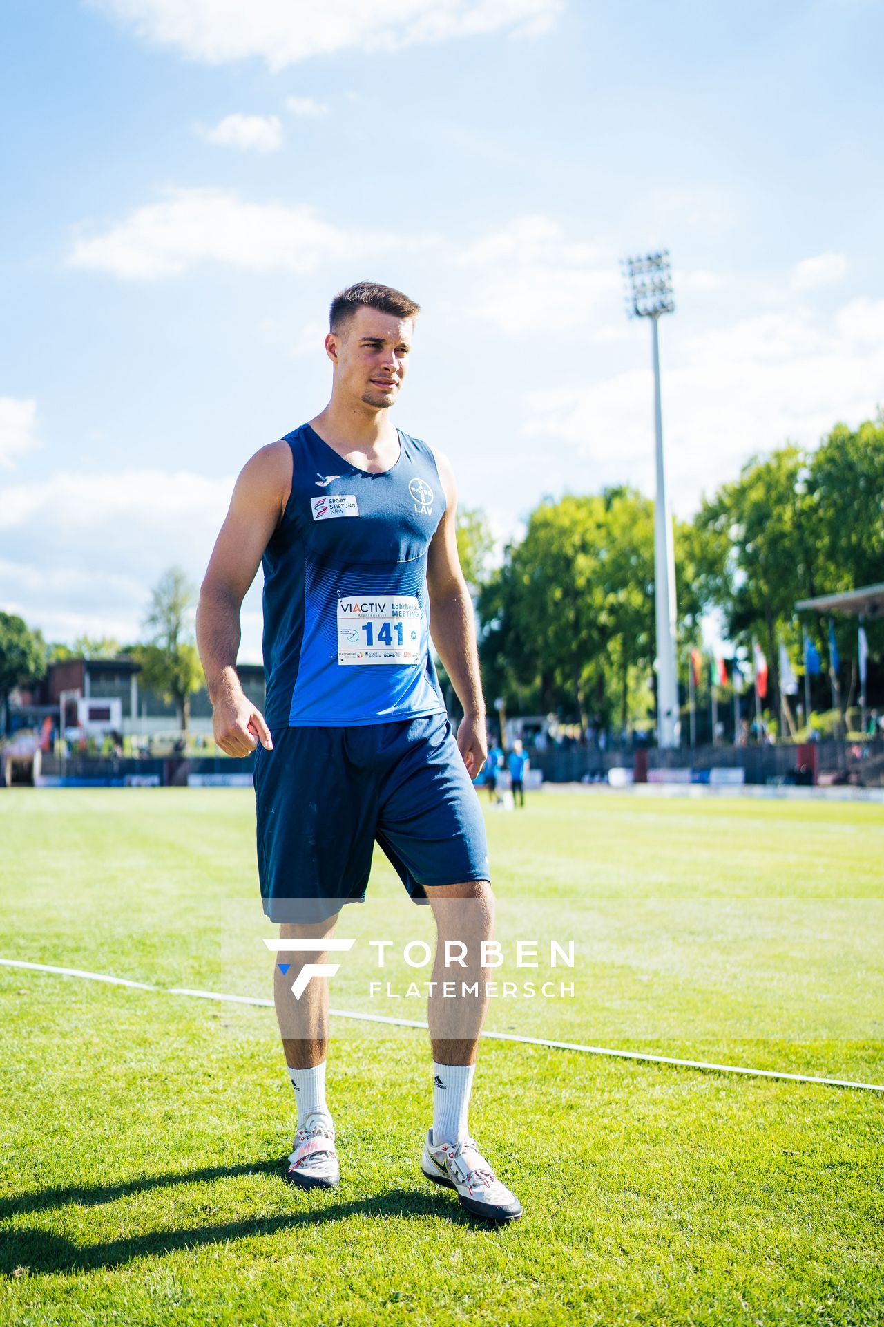 Magnus Toebben (LAV Bayer Uerdingen/Dormagen) am 06.08.2022 beim Lohrheide-Meeting im Lohrheidestadion in Bochum-Wattenscheid