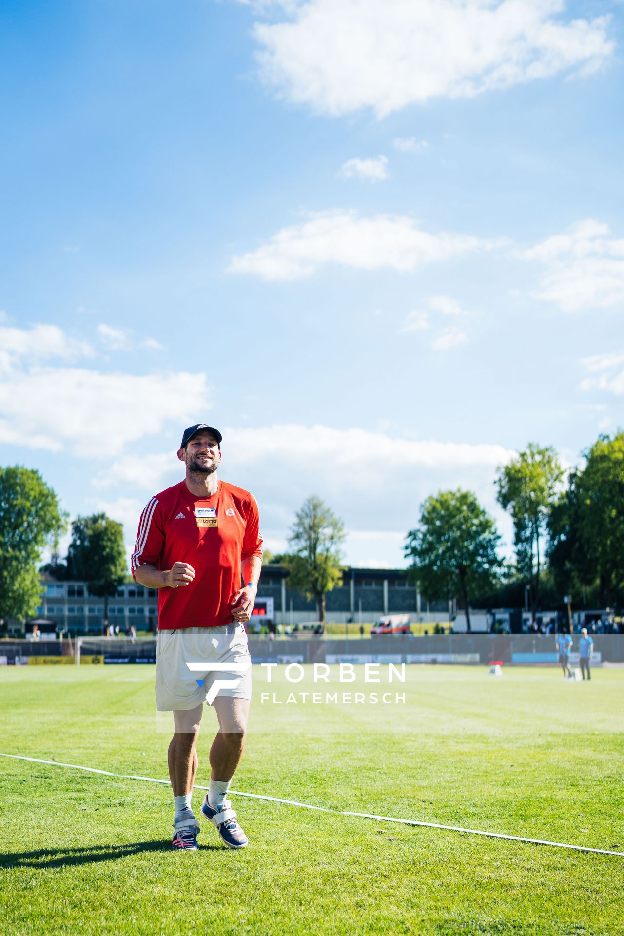 Kai Kazmirek (LG Rhein-Wied) am 06.08.2022 beim Lohrheide-Meeting im Lohrheidestadion in Bochum-Wattenscheid