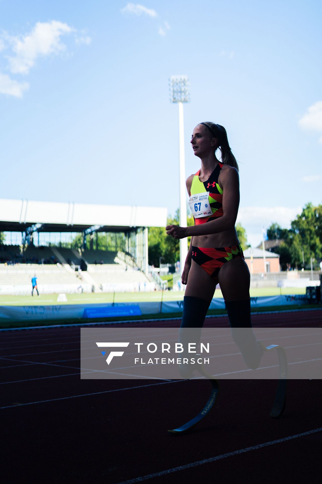 Fleur Jong (Niederlande) im Weitsprung am 06.08.2022 beim Lohrheide-Meeting im Lohrheidestadion in Bochum-Wattenscheid