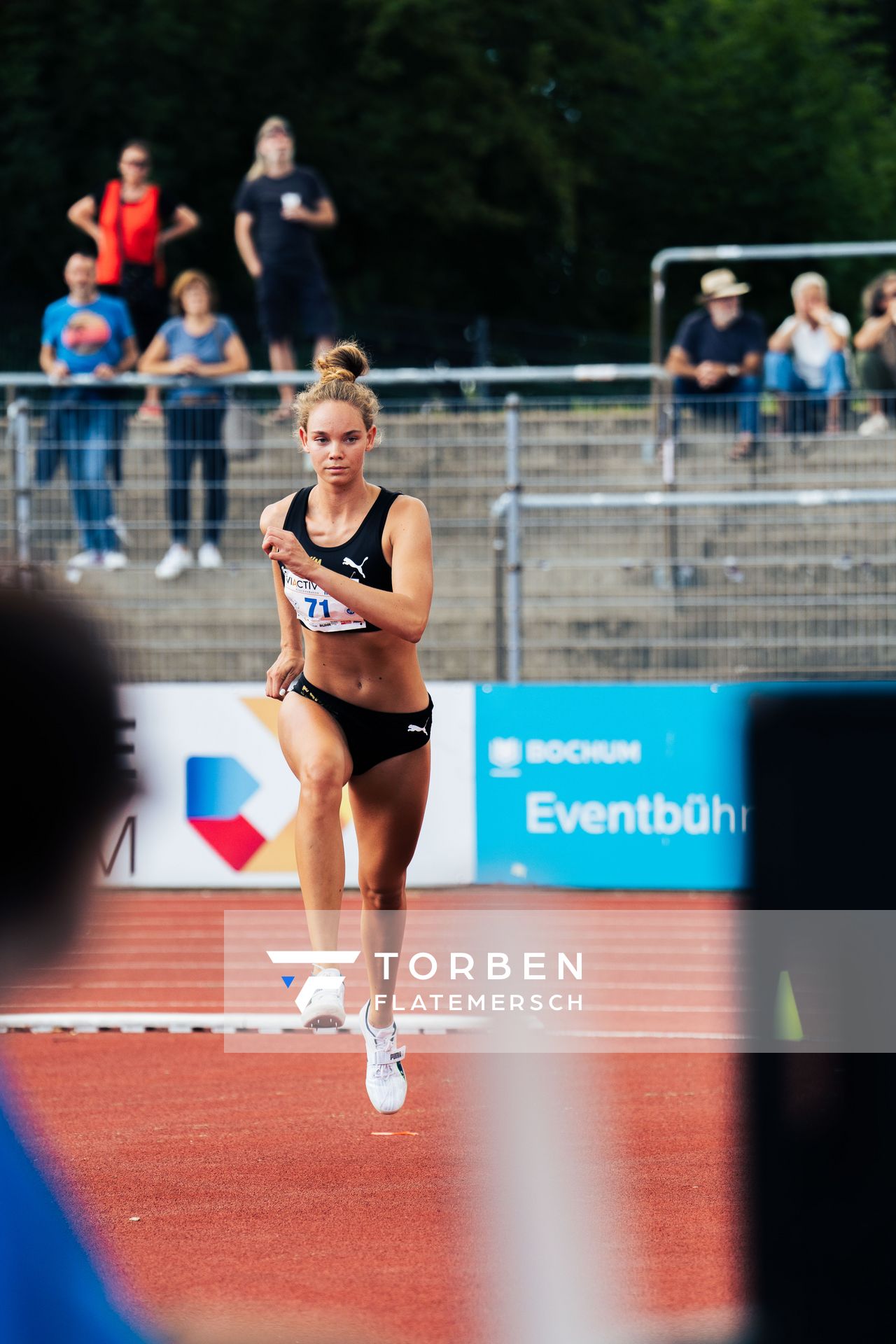 Lavinja Juergens (LG Stadtwerke Muenchen) beim Hochsprung am 06.08.2022 beim Lohrheide-Meeting im Lohrheidestadion in Bochum-Wattenscheid