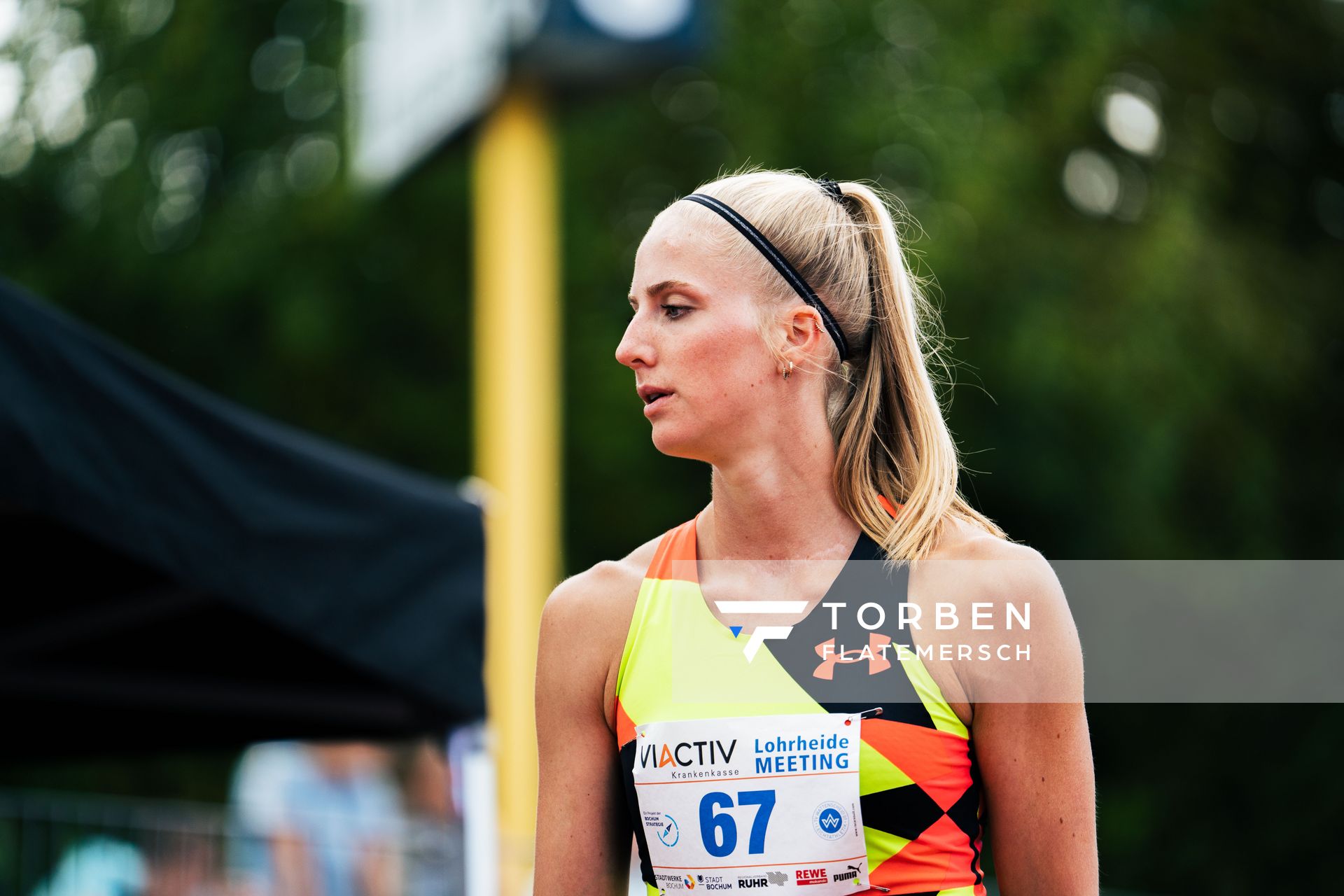 Fleur Jong (Niederlande) im Weitsprung am 06.08.2022 beim Lohrheide-Meeting im Lohrheidestadion in Bochum-Wattenscheid