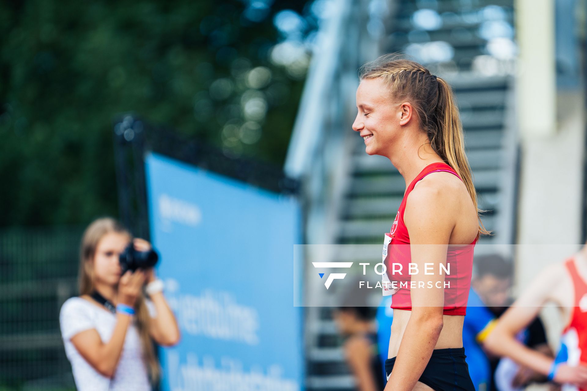 Berit Scheid (TSV Bayer 04 Leverkusen) am 06.08.2022 beim Lohrheide-Meeting im Lohrheidestadion in Bochum-Wattenscheid