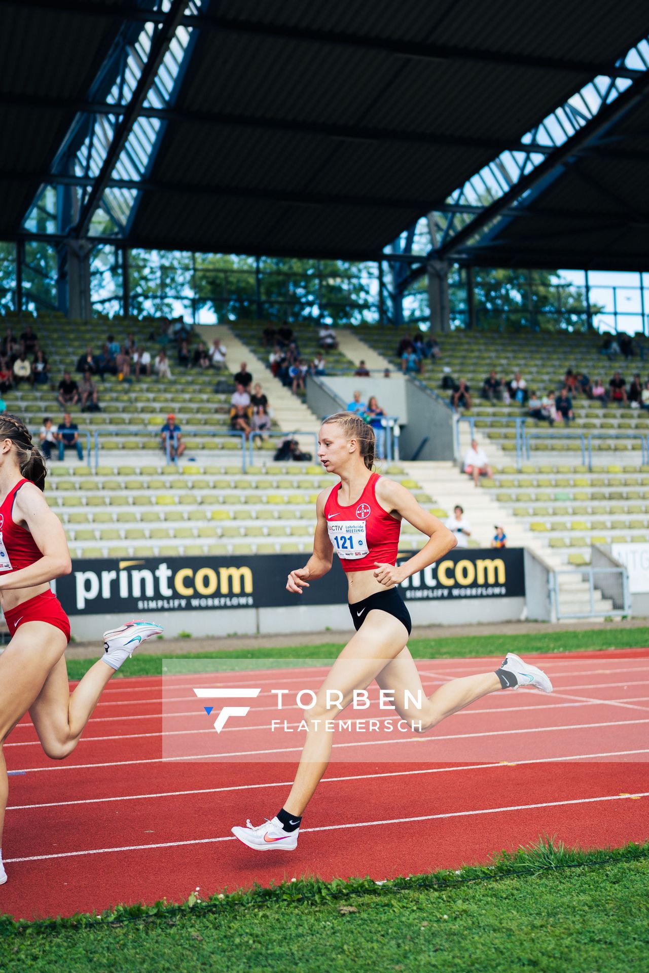 Berit Scheid (TSV Bayer 04 Leverkusen) am 06.08.2022 beim Lohrheide-Meeting im Lohrheidestadion in Bochum-Wattenscheid
