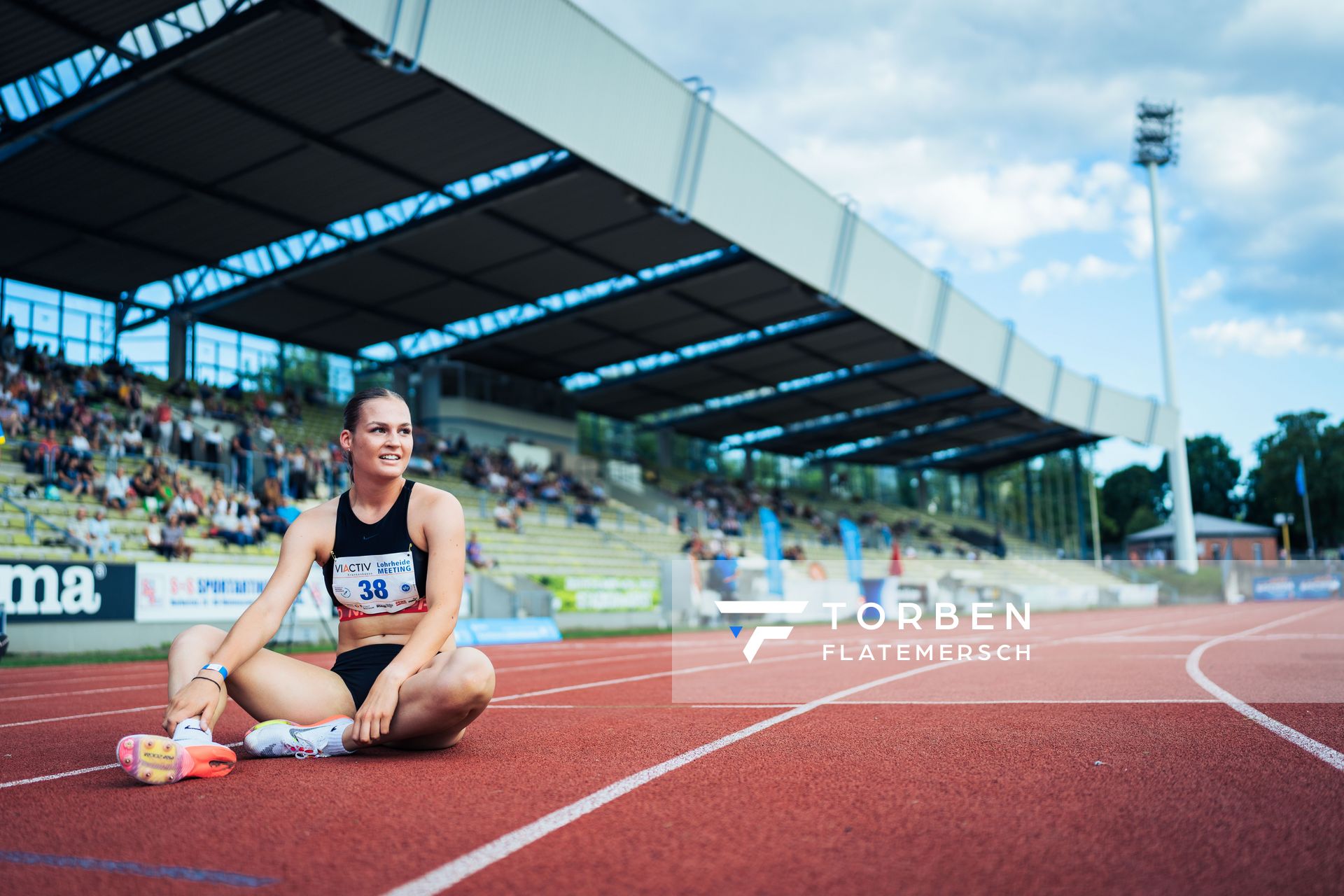 Rieke Emmrich (LC Nordhorn) am 06.08.2022 beim Lohrheide-Meeting im Lohrheidestadion in Bochum-Wattenscheid