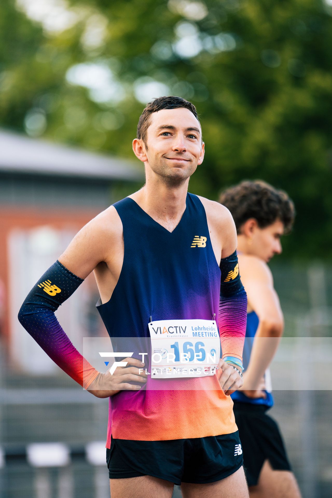 Maximilian Thorwirth (SFD 75 Duesseldorf-Sued) vor dem 1500m Lauf am 06.08.2022 beim Lohrheide-Meeting im Lohrheidestadion in Bochum-Wattenscheid