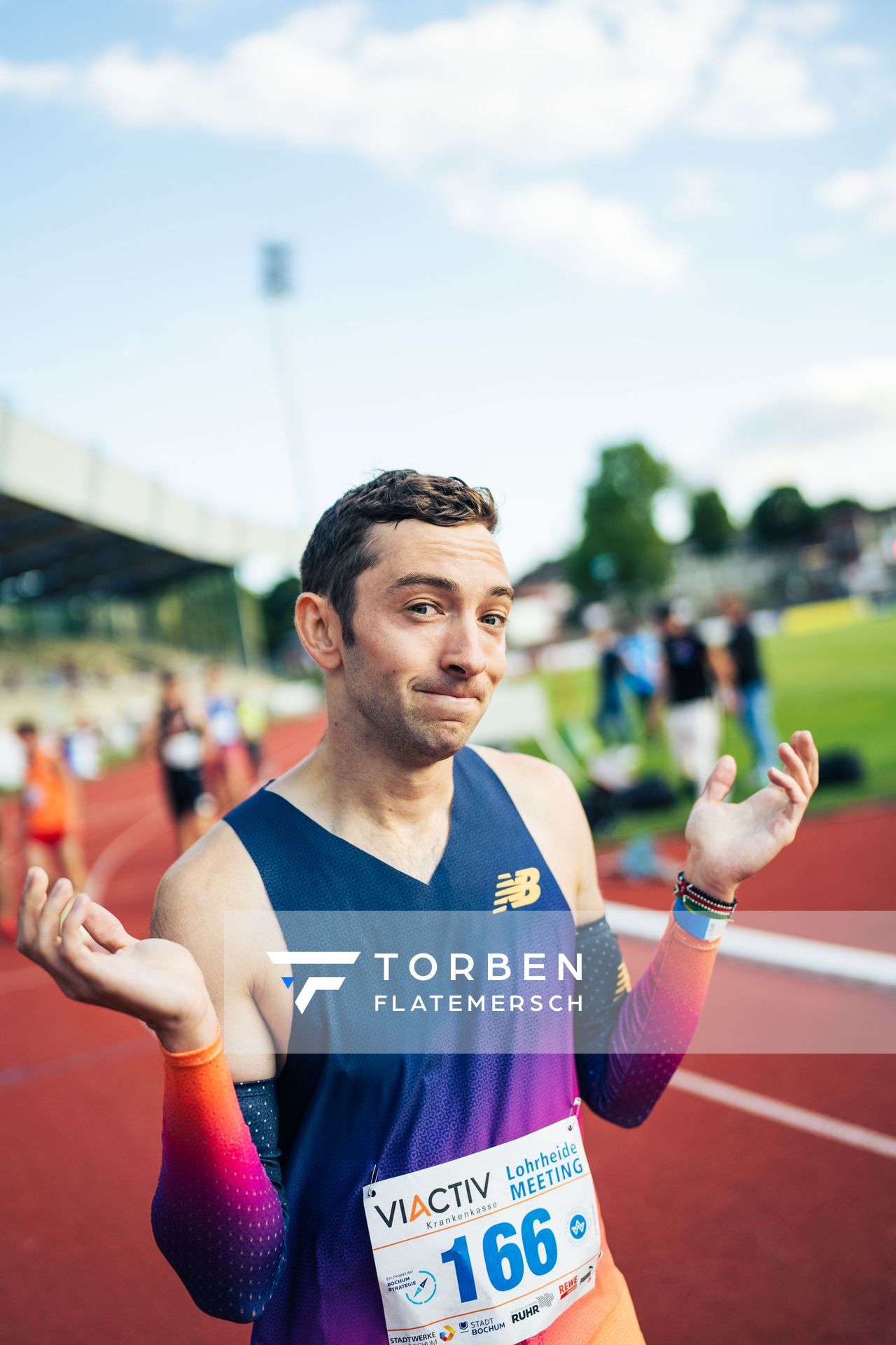 Maximilian Thorwirth (SFD 75 Duesseldorf-Sued) am 06.08.2022 beim Lohrheide-Meeting im Lohrheidestadion in Bochum-Wattenscheid