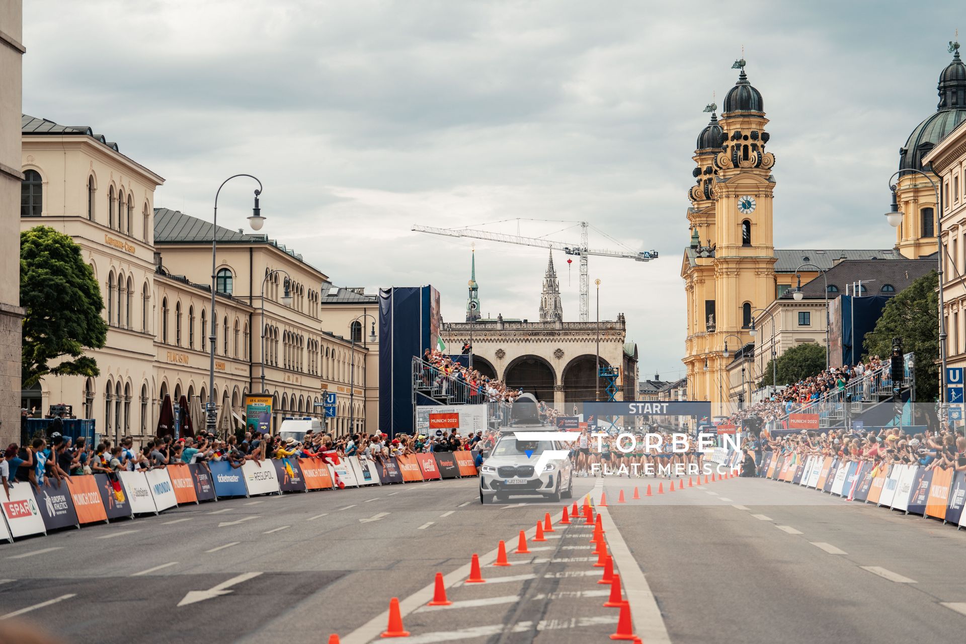 Marathon am 15.08.2022 bei den Leichtathletik-Europameisterschaften in Muenchen