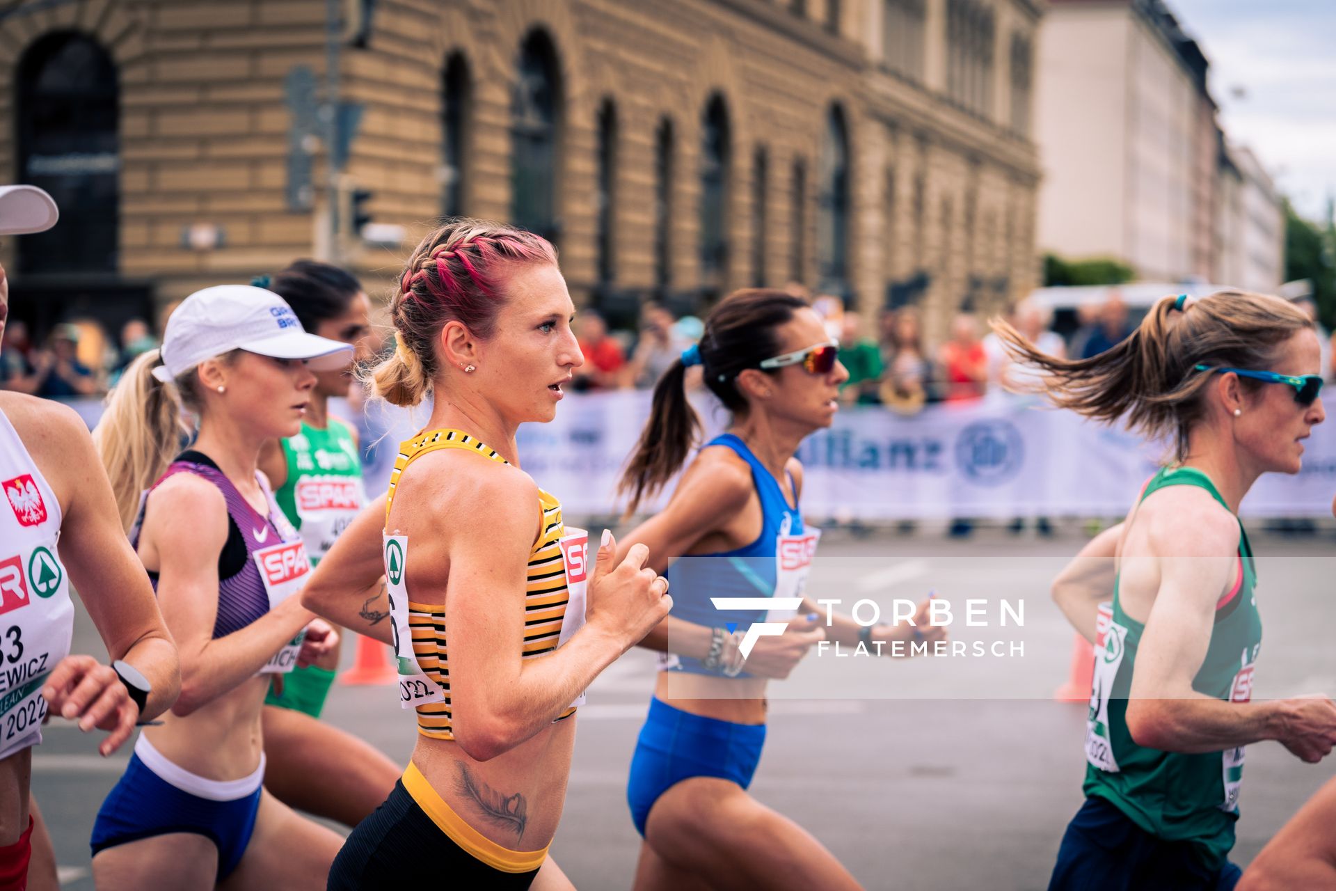 Kristina Hendel (GER); Marathon am 15.08.2022 bei den Leichtathletik-Europameisterschaften in Muenchen