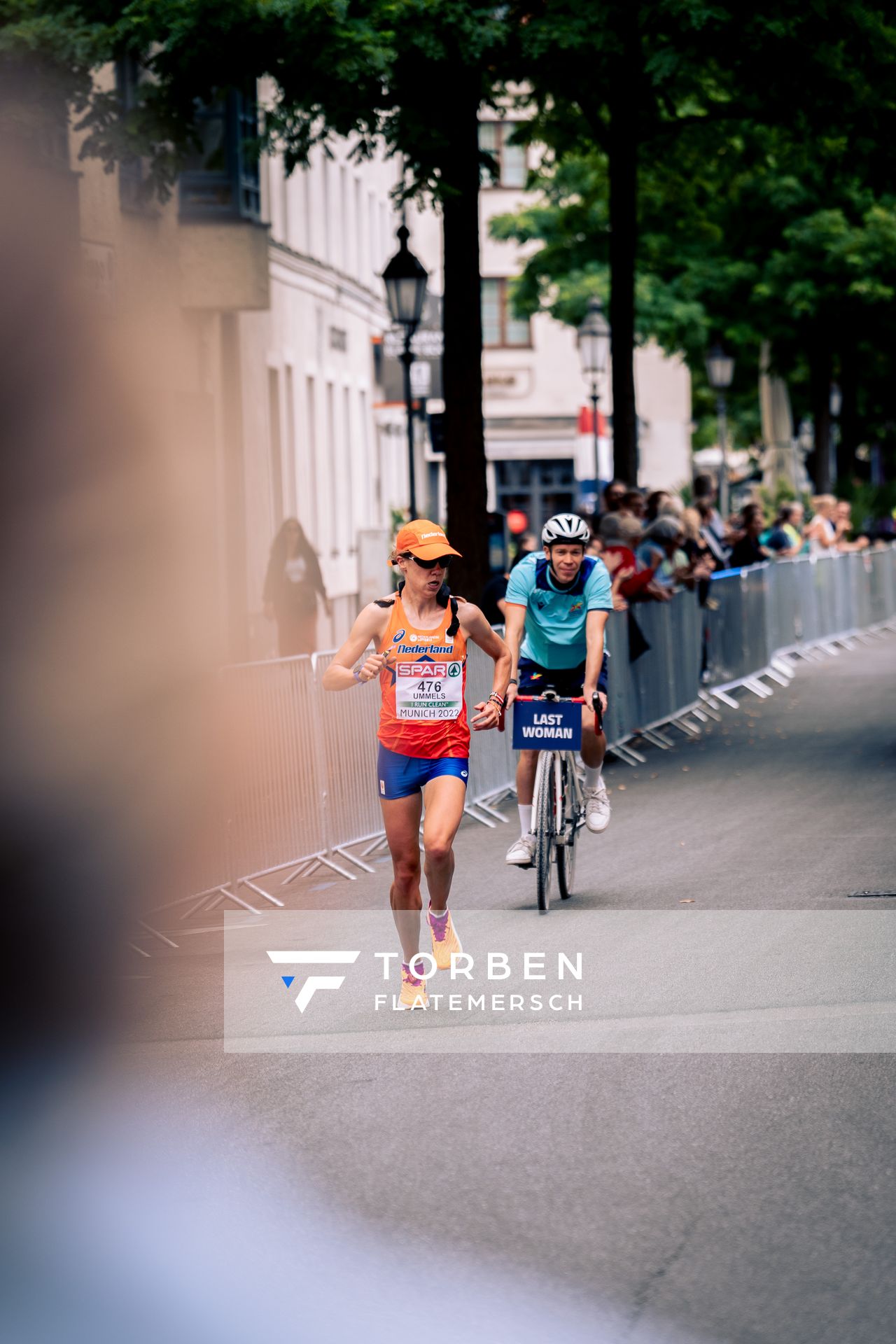 Ruth van der Meijden (NED); Marathon am 15.08.2022 bei den Leichtathletik-Europameisterschaften in Muenchen