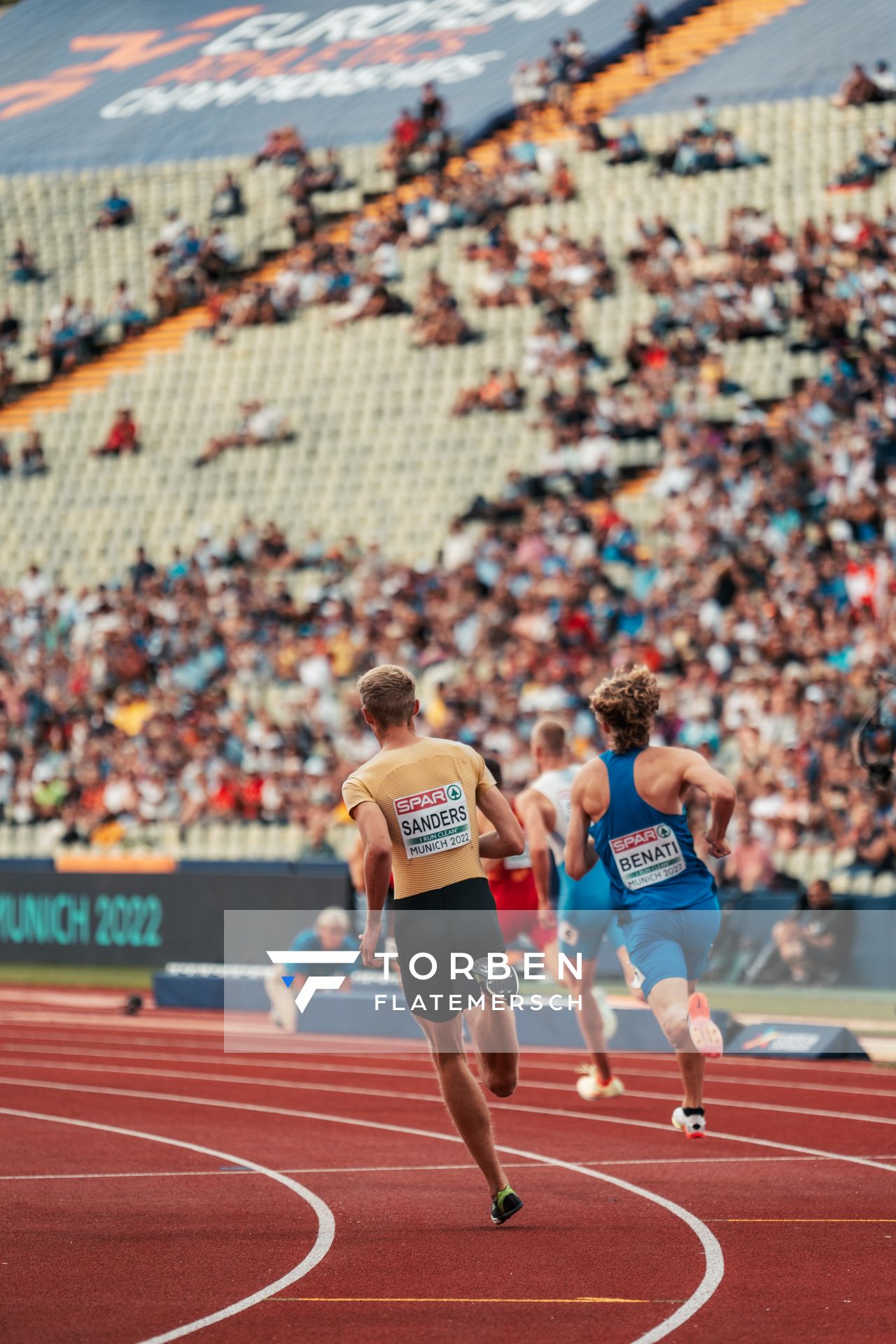 Manuel Sanders (GER) am 15.08.2022 bei den Leichtathletik-Europameisterschaften in Muenchen