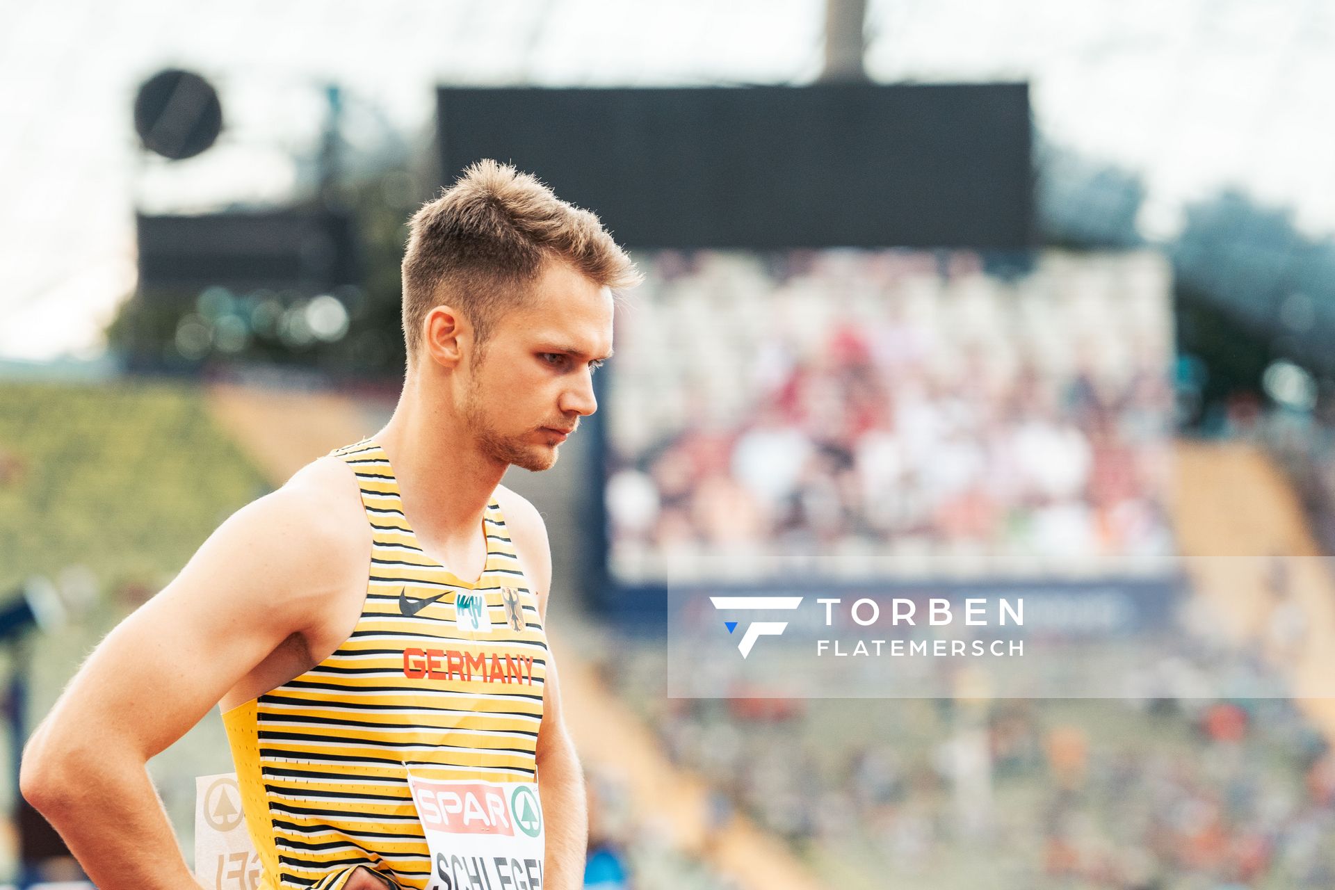 Marvin Schlegel (GER) am 15.08.2022 bei den Leichtathletik-Europameisterschaften in Muenchen