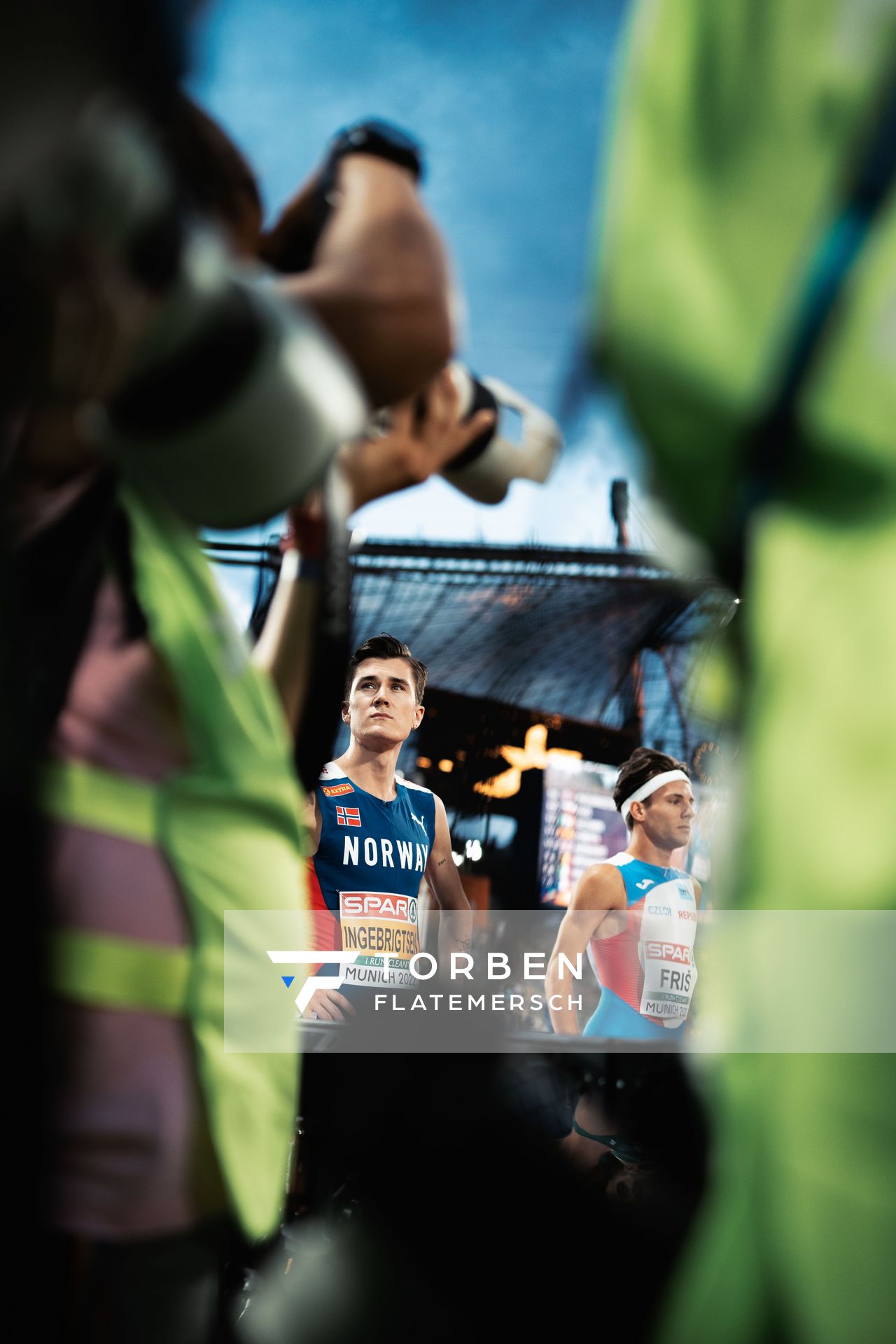 Jakob Ingebrigtsen (NOR) am 15.08.2022 bei den Leichtathletik-Europameisterschaften in Muenchen