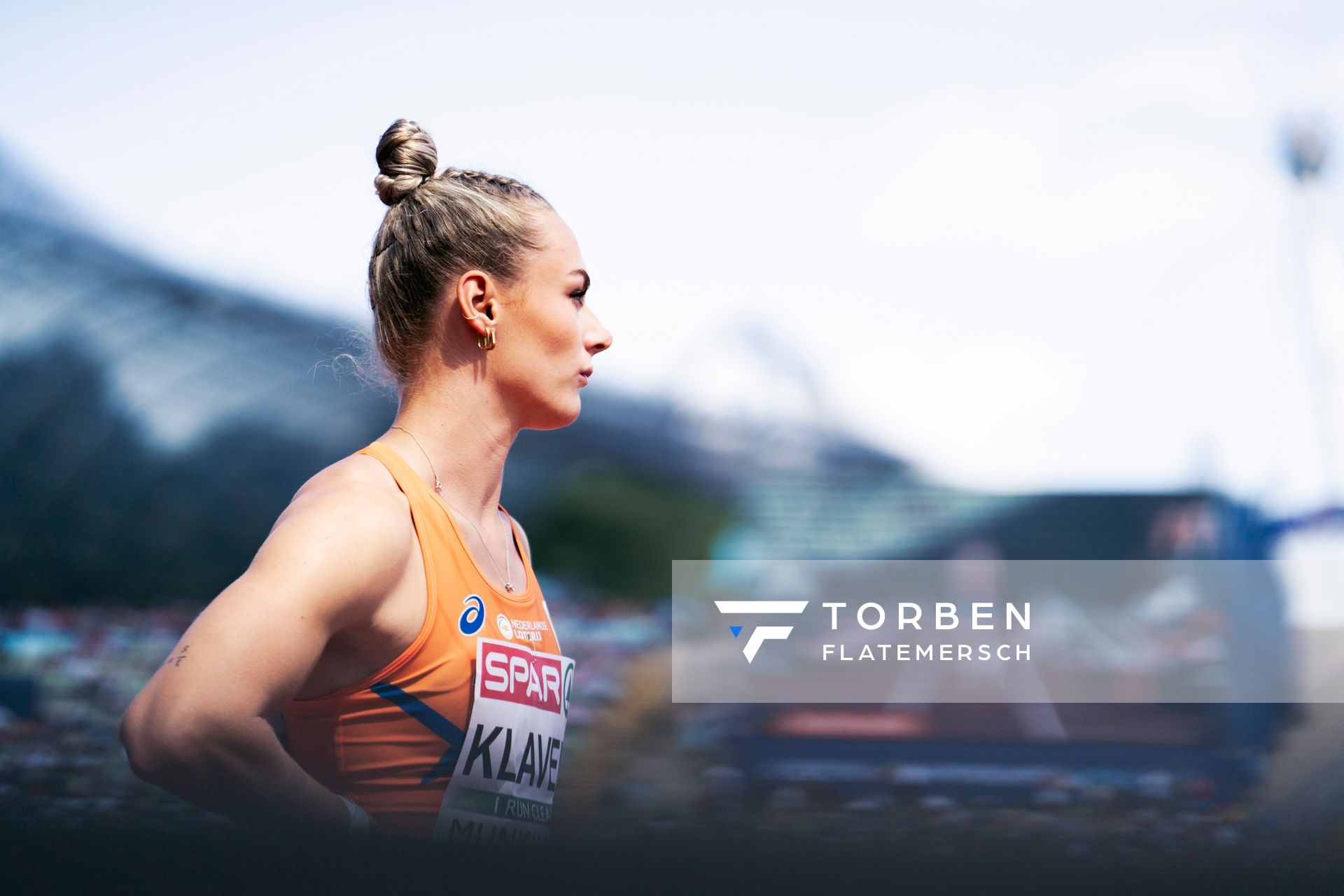 Lieke Klaver (NED) im 400m Halbfinaleam 16.08.2022 bei den Leichtathletik-Europameisterschaften in Muenchen