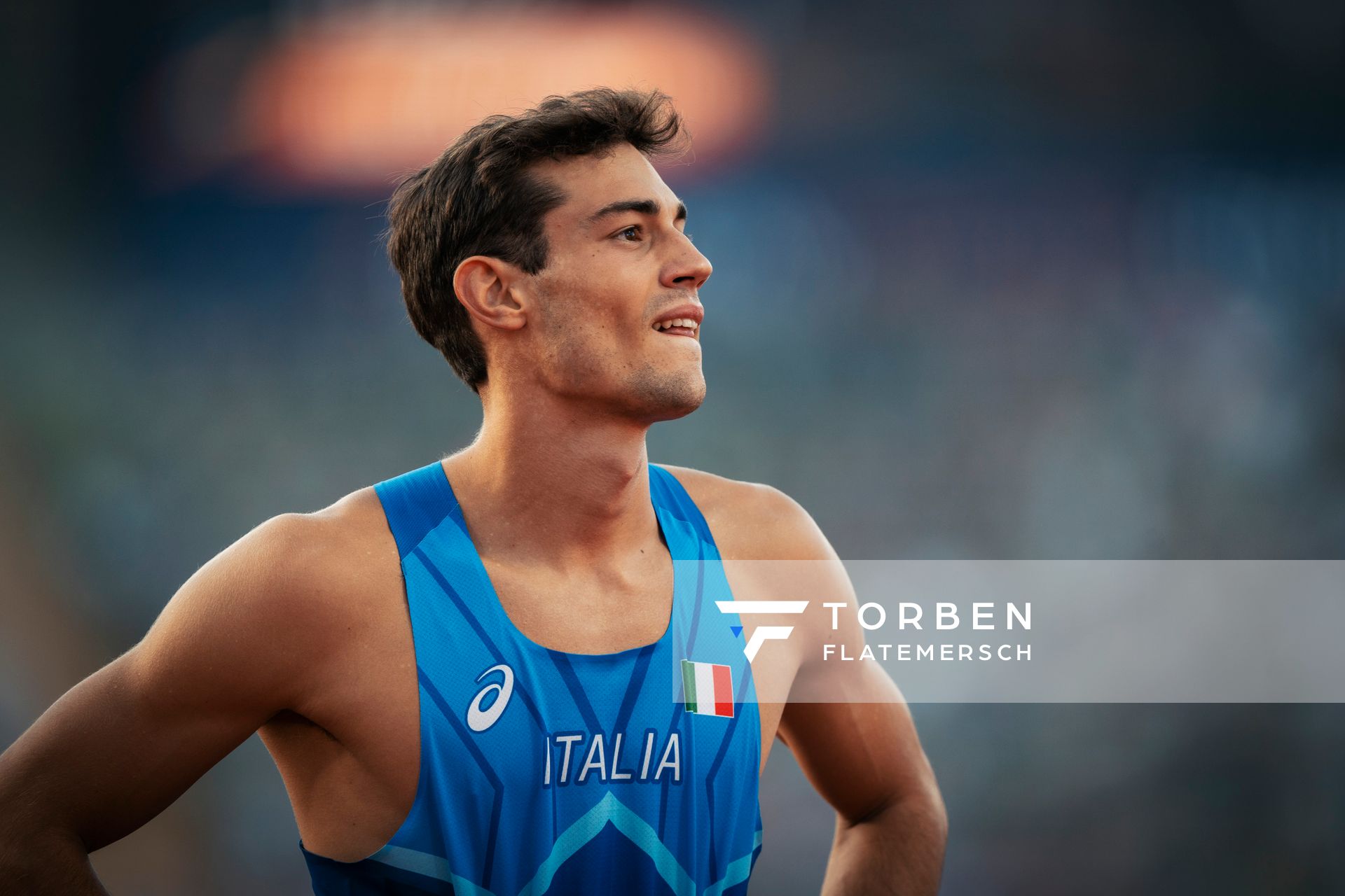 Dario Dester (ITA) am 16.08.2022 bei den Leichtathletik-Europameisterschaften in Muenchen