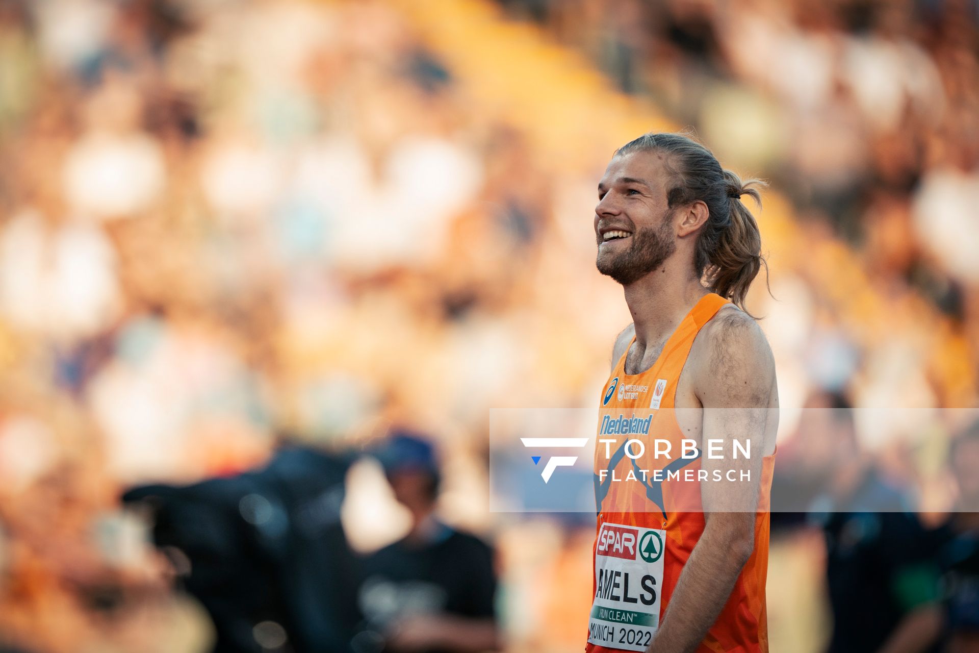 Douwe Amels (NED) am 16.08.2022 bei den Leichtathletik-Europameisterschaften in Muenchen