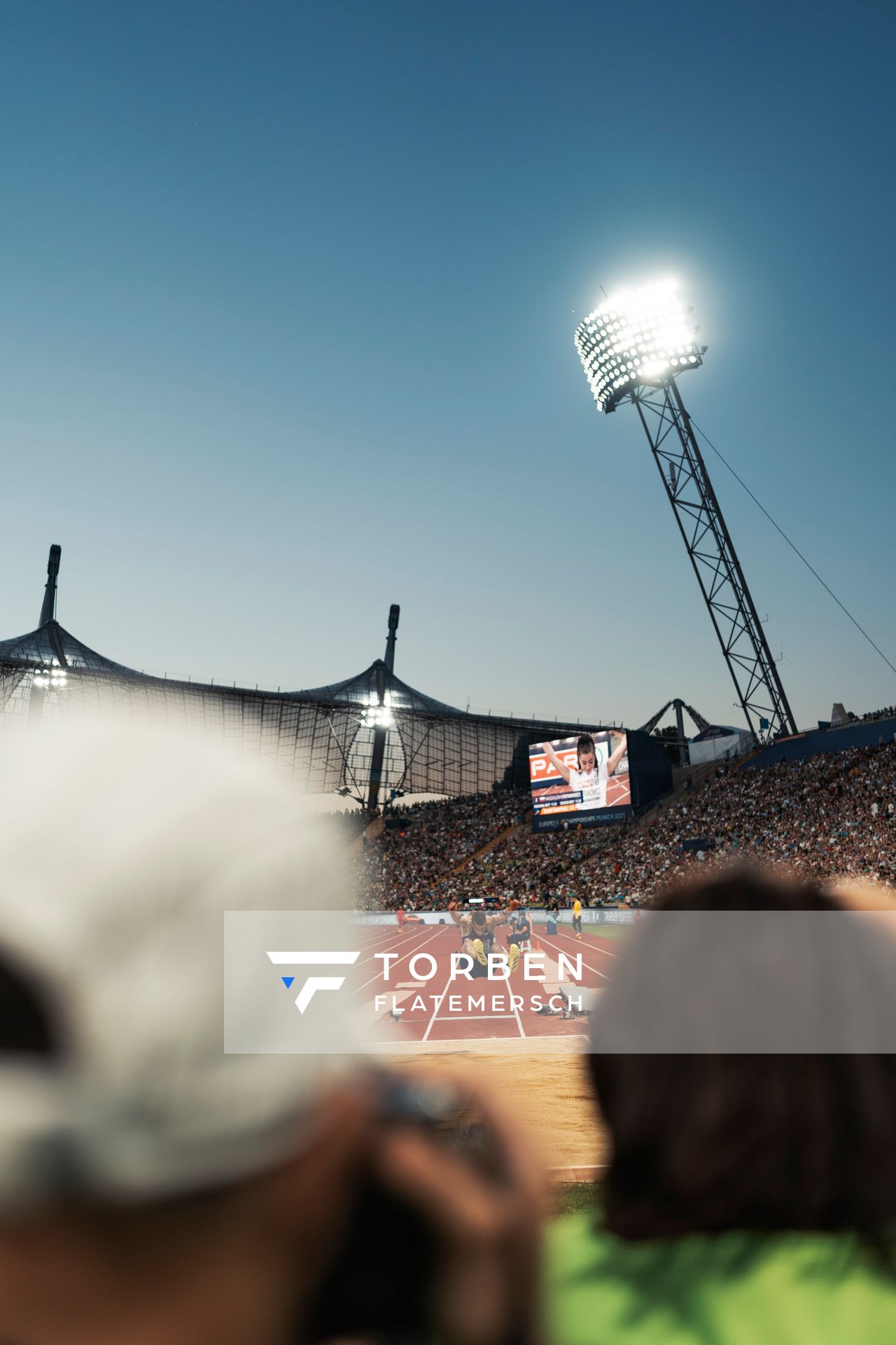 Marko ceko (CRO) im Weitsprung am 16.08.2022 bei den Leichtathletik-Europameisterschaften in Muenchen