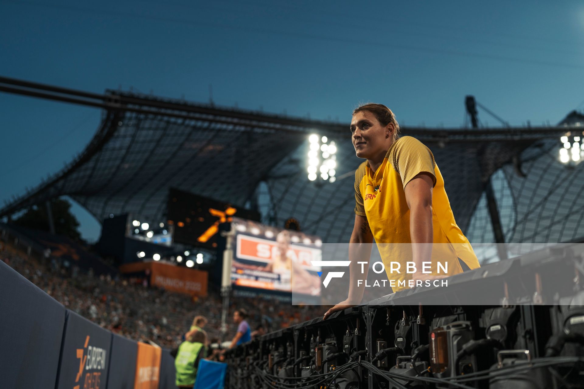 Kristin Pudenz (GER) am 16.08.2022 bei den Leichtathletik-Europameisterschaften in Muenchen