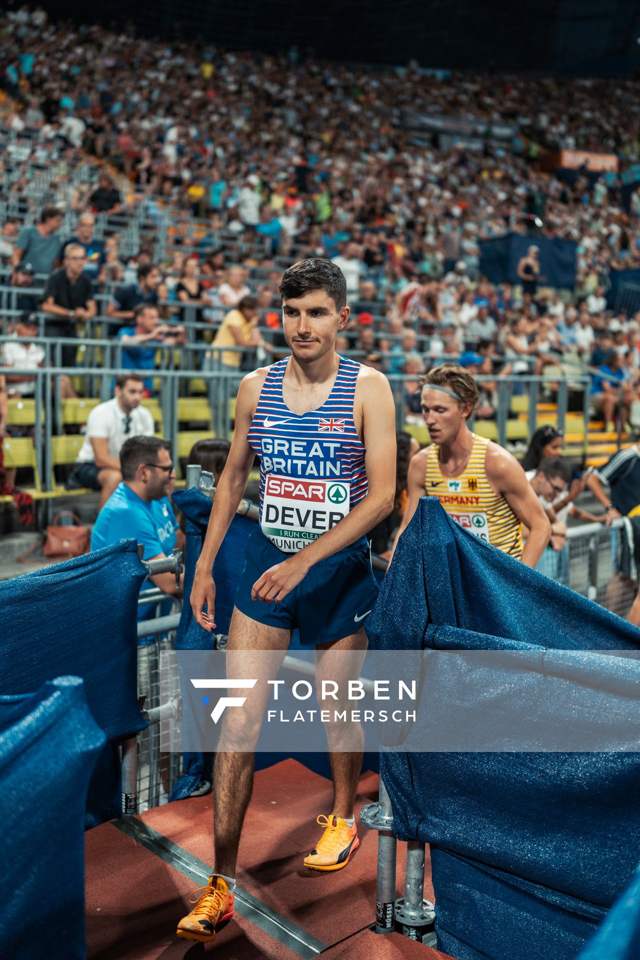 Patrick Dever (GBR) am 16.08.2022 bei den Leichtathletik-Europameisterschaften in Muenchen