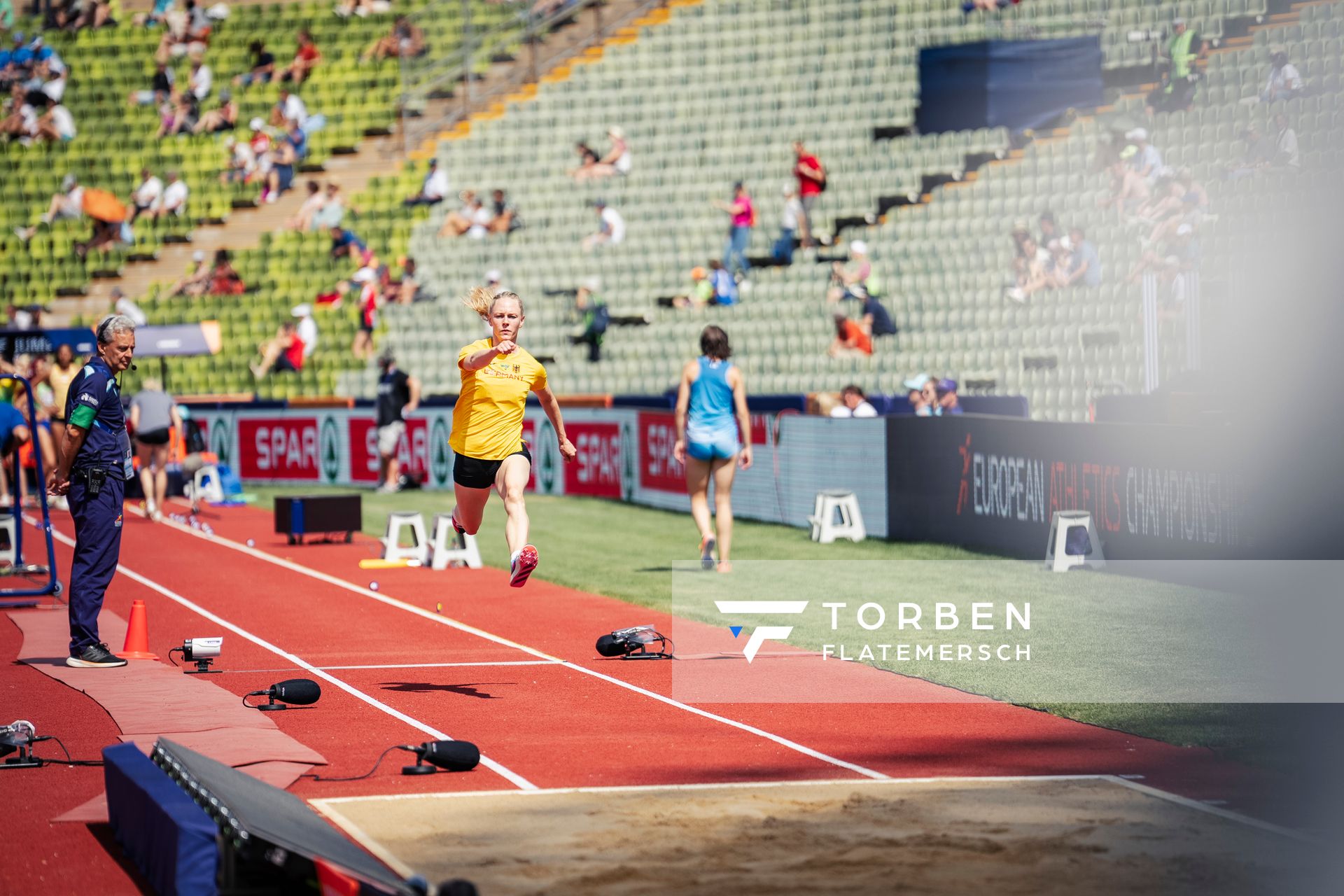 Neele Eckhardt (GER) am 17.08.2022 bei den Leichtathletik-Europameisterschaften in Muenchen
