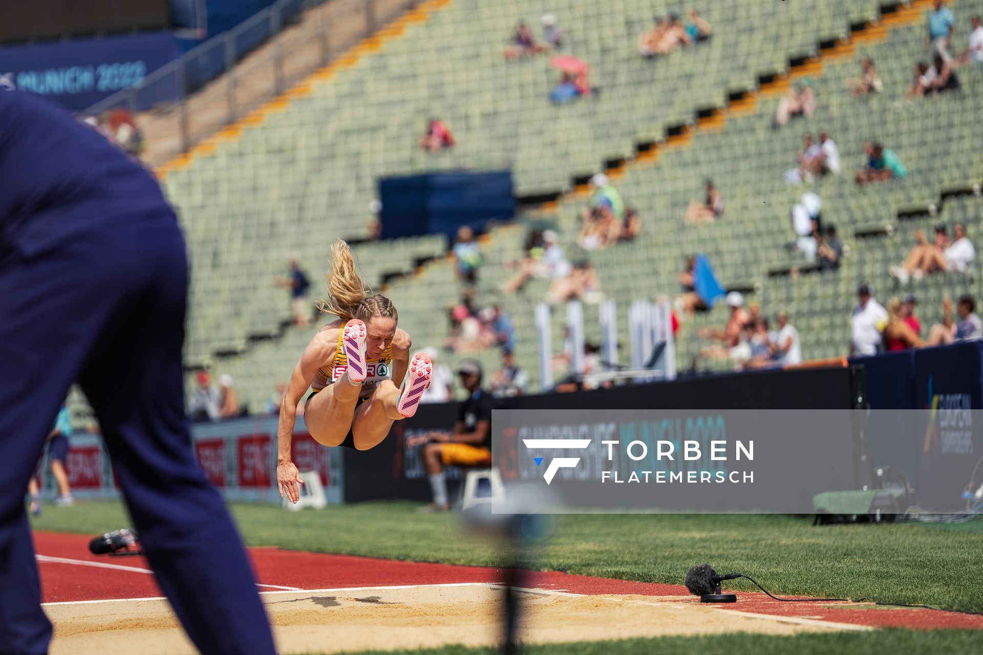 Neele Eckhardt (GER) am 17.08.2022 bei den Leichtathletik-Europameisterschaften in Muenchen