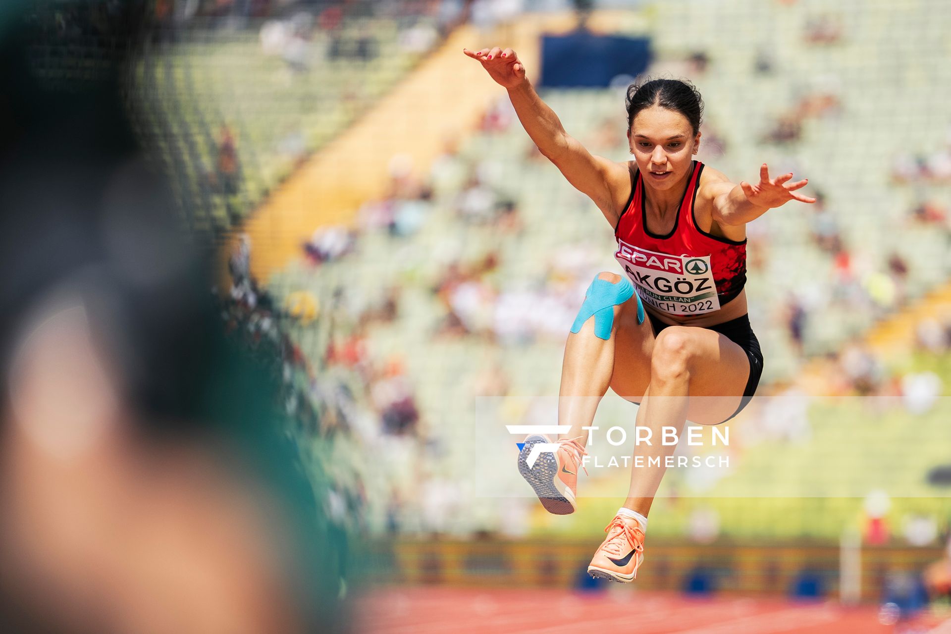 Gizem Akgoez (TUR) am 17.08.2022 bei den Leichtathletik-Europameisterschaften in Muenchen