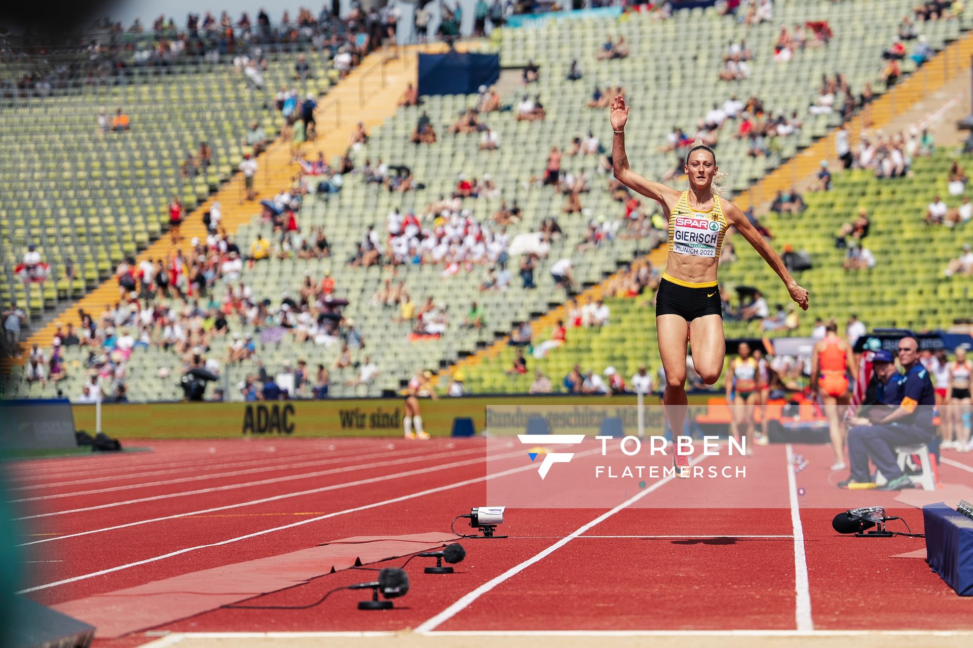 Kristin Gierisch (GER) am 17.08.2022 bei den Leichtathletik-Europameisterschaften in Muenchen