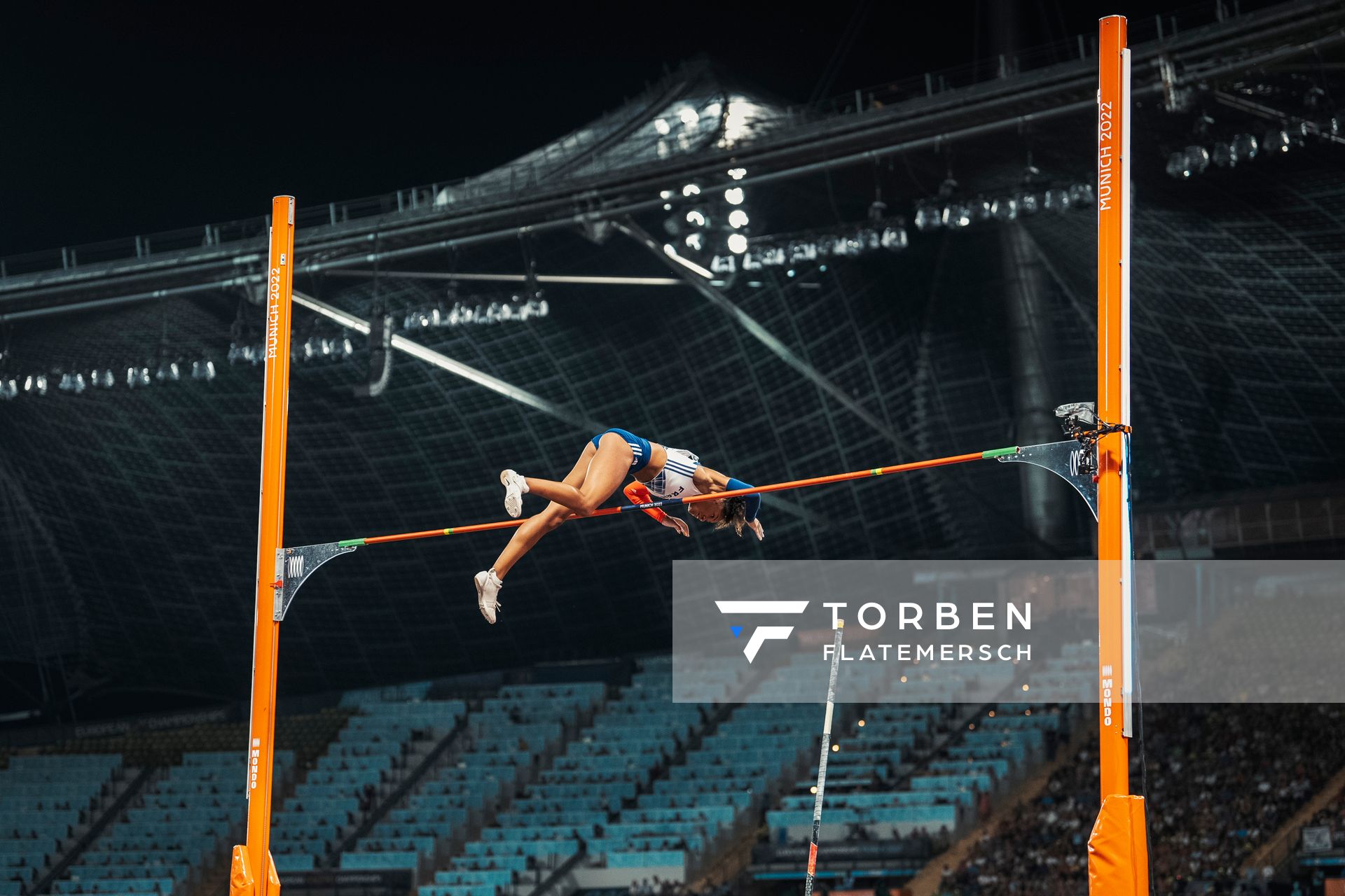 Marie-Julie Bonnin (FRA) am 17.08.2022 bei den Leichtathletik-Europameisterschaften in Muenchen