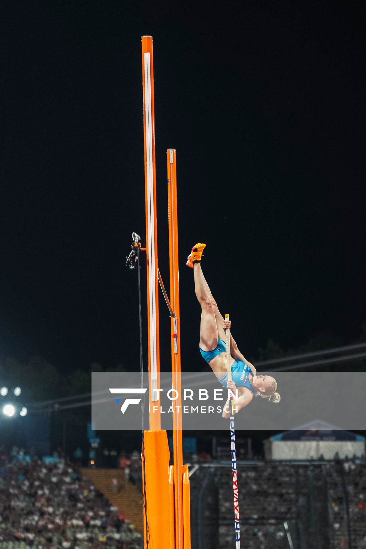 Wilma Murto (FIN) am 7.08.2022 bei den Leichtathletik-Europameisterschaften in Muenchen