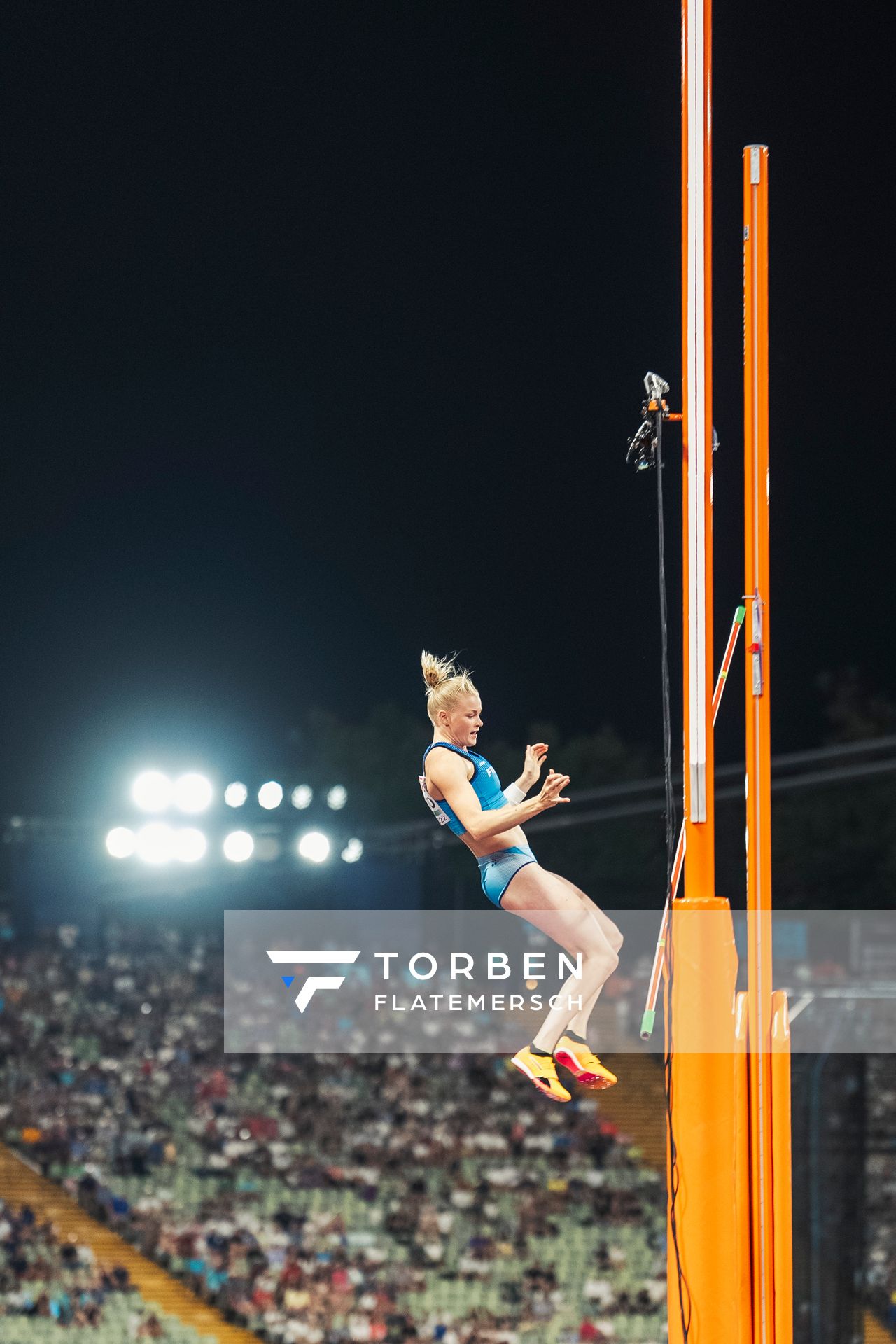 Wilma Murto (FIN) am 7.08.2022 bei den Leichtathletik-Europameisterschaften in Muenchen