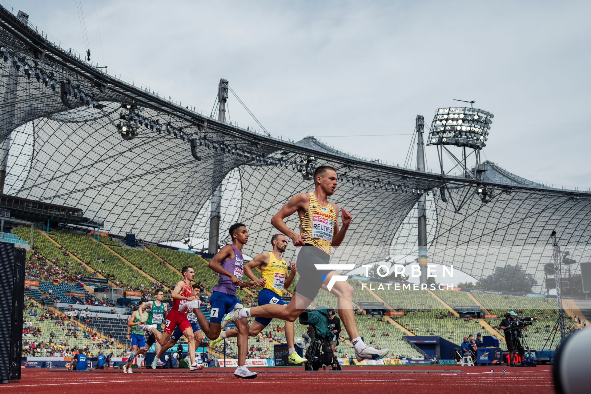 Marc Reuther (GER) am 18.08.2022 bei den Leichtathletik-Europameisterschaften in Muenchen