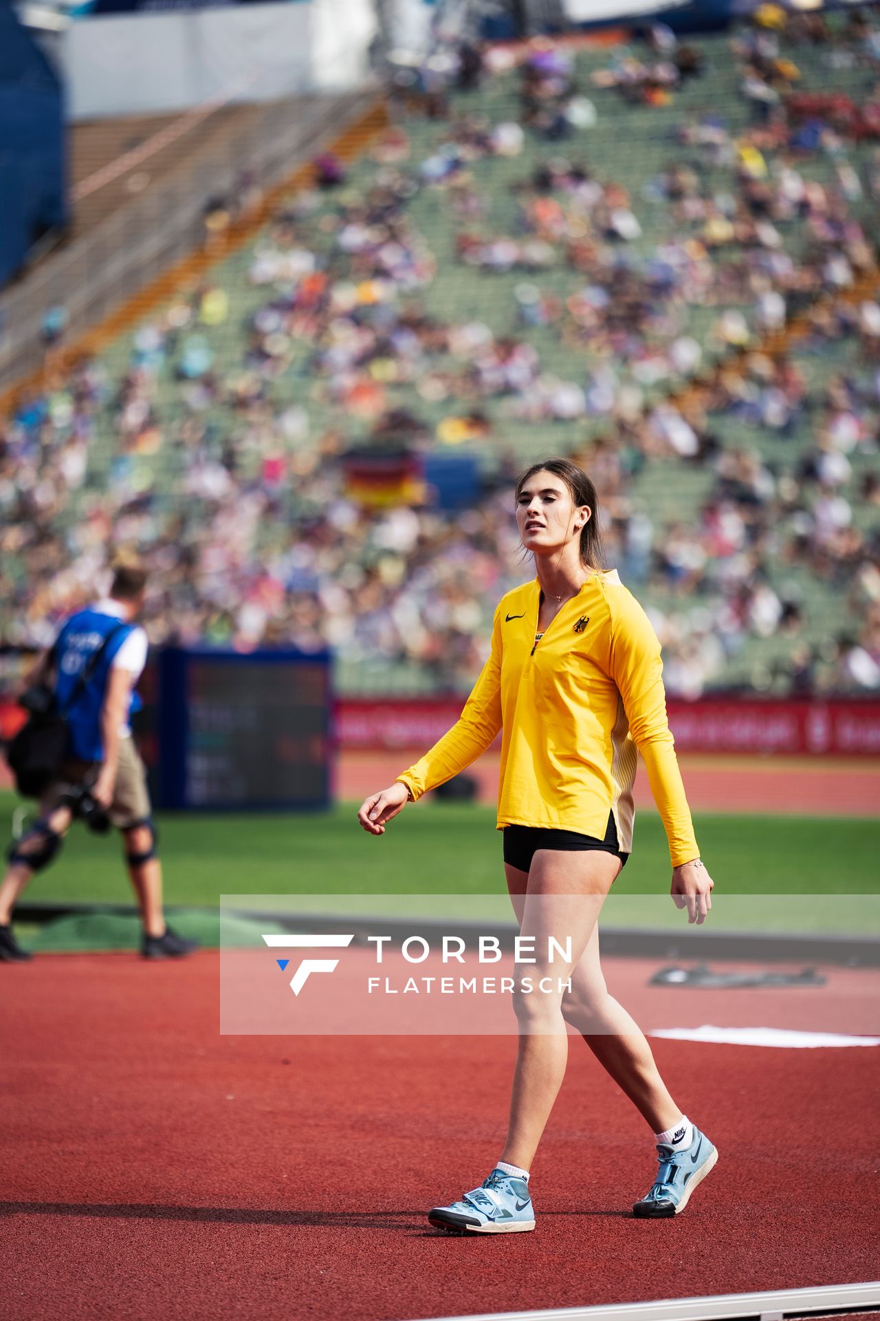 Lea Wipper (GER) am 18.08.2022 bei den Leichtathletik-Europameisterschaften in Muenchen