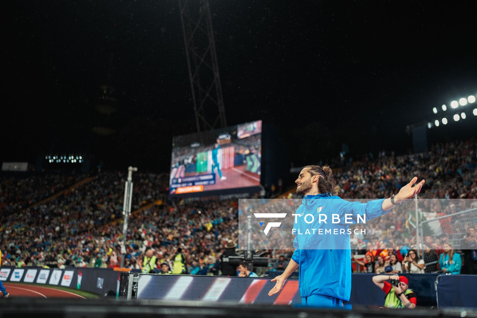 Marco Fassinotti (ITA) am 18.08.2022 bei den Leichtathletik-Europameisterschaften in Muenchen