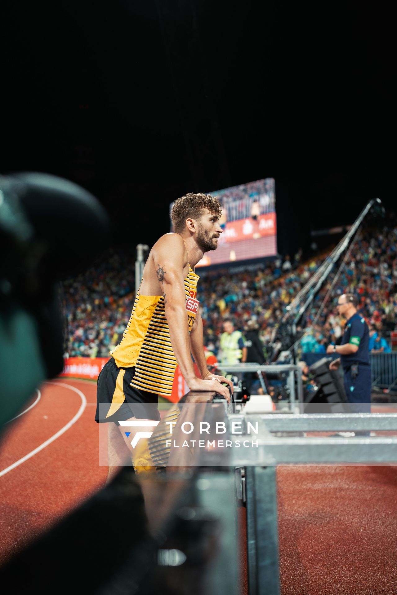 Mateusz Przybylko (GER) am 18.08.2022 bei den Leichtathletik-Europameisterschaften in Muenchen