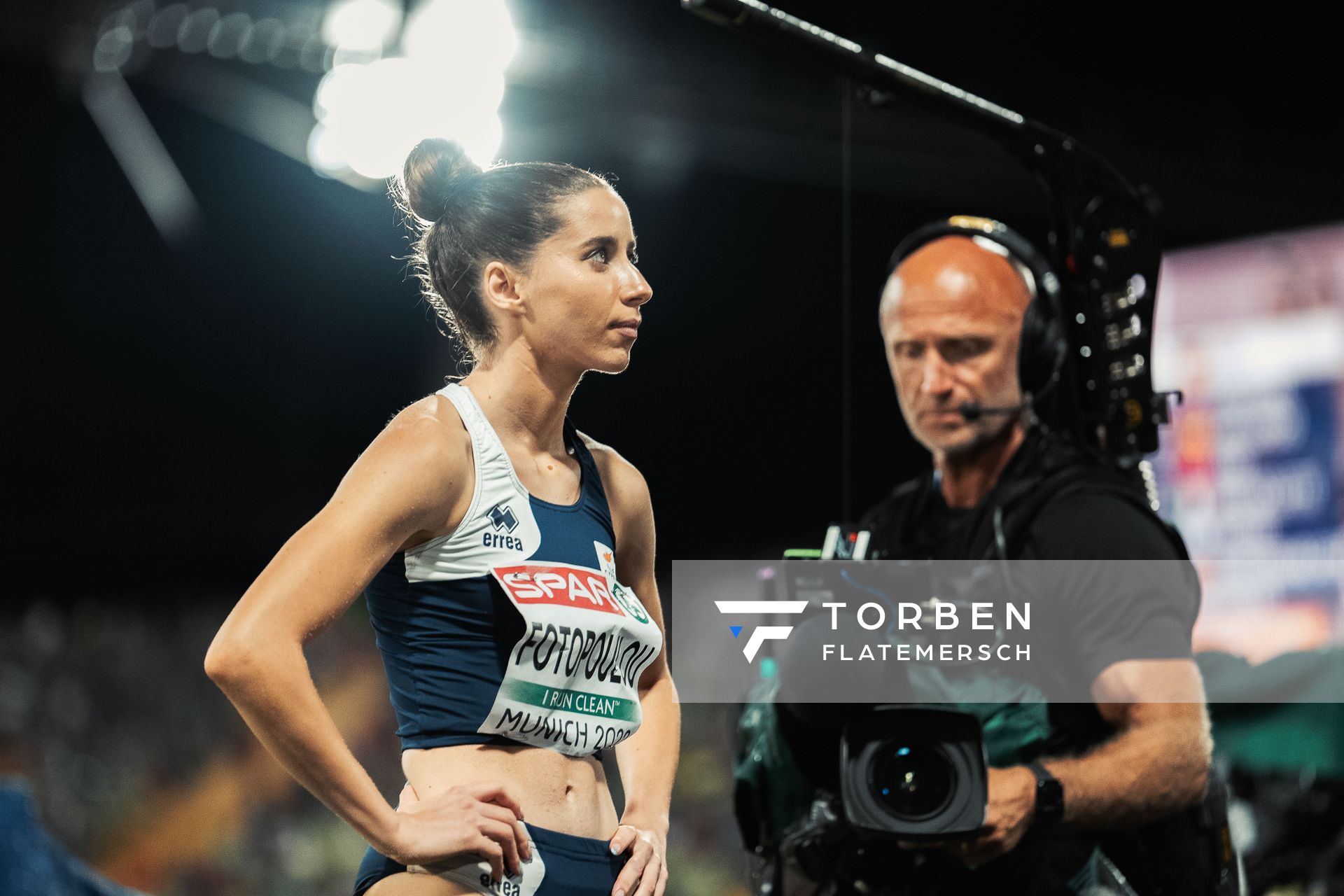 Filippa Fotopoulou (CYP) am 18.08.2022 bei den Leichtathletik-Europameisterschaften in Muenchen