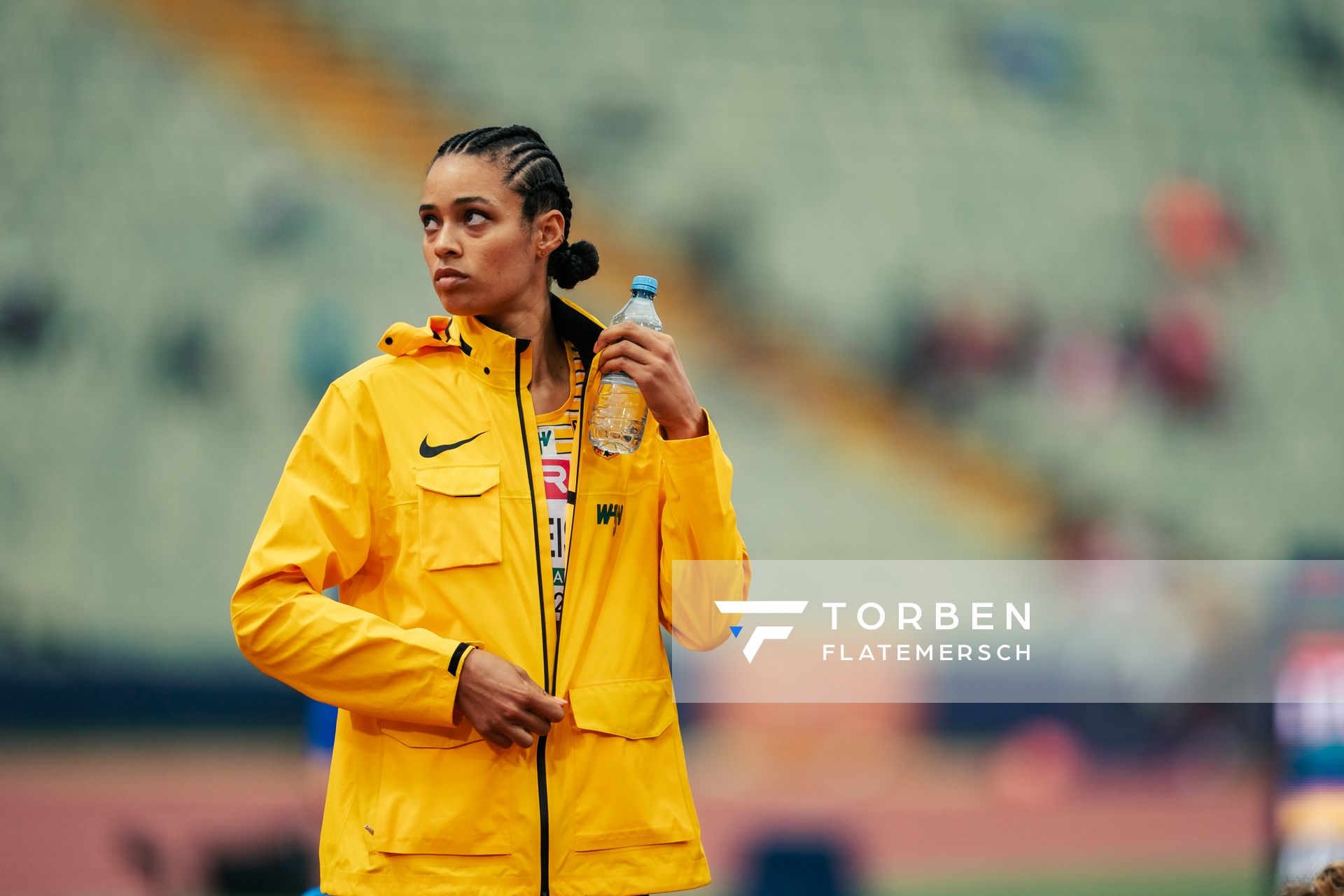 Marie-Laurence Jungfleisch (GER) am 19.08.2022 bei den Leichtathletik-Europameisterschaften in Muenchen