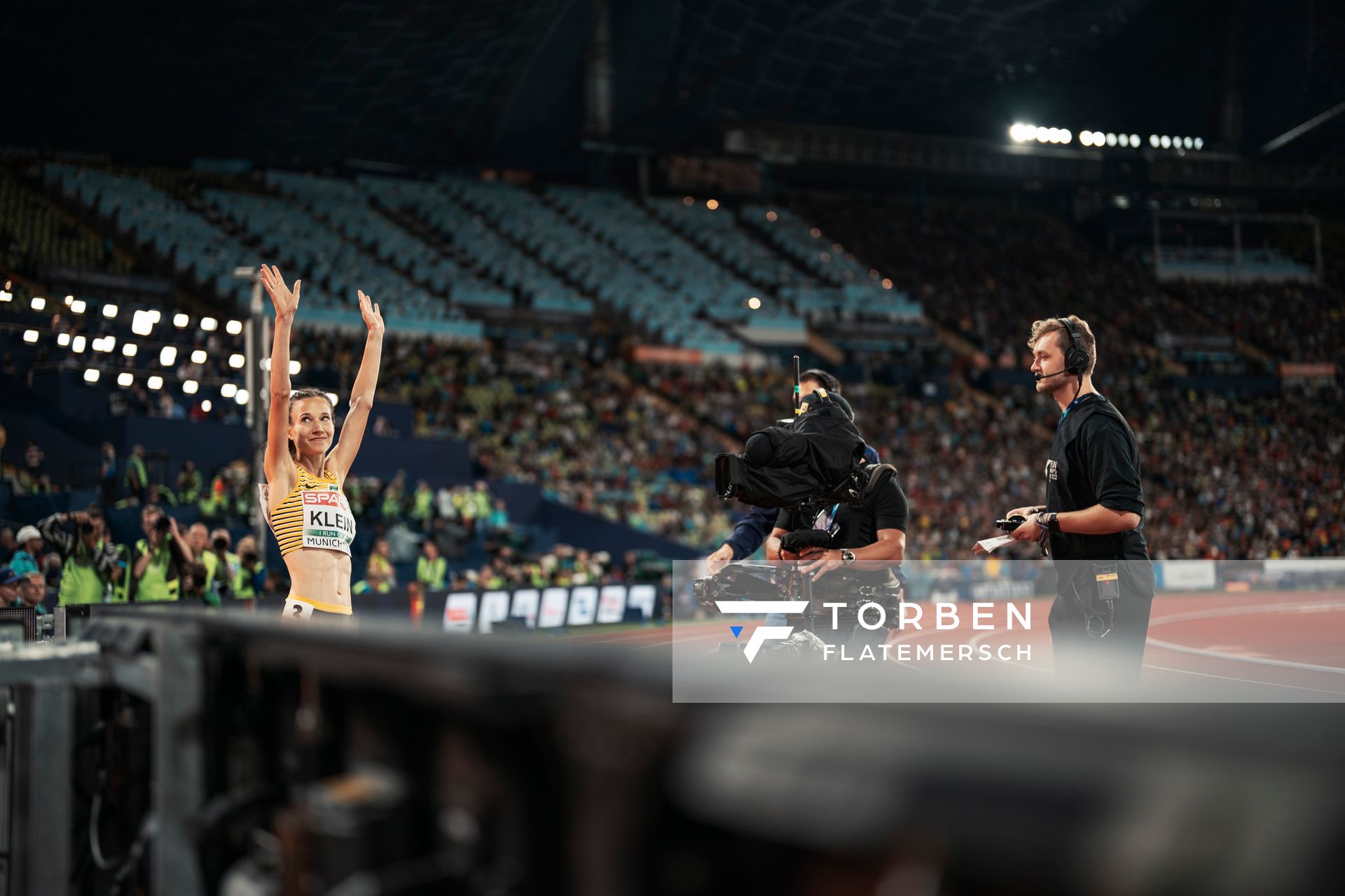 Hanna Klein (GER) am 19.08.2022 bei den Leichtathletik-Europameisterschaften in Muenchen