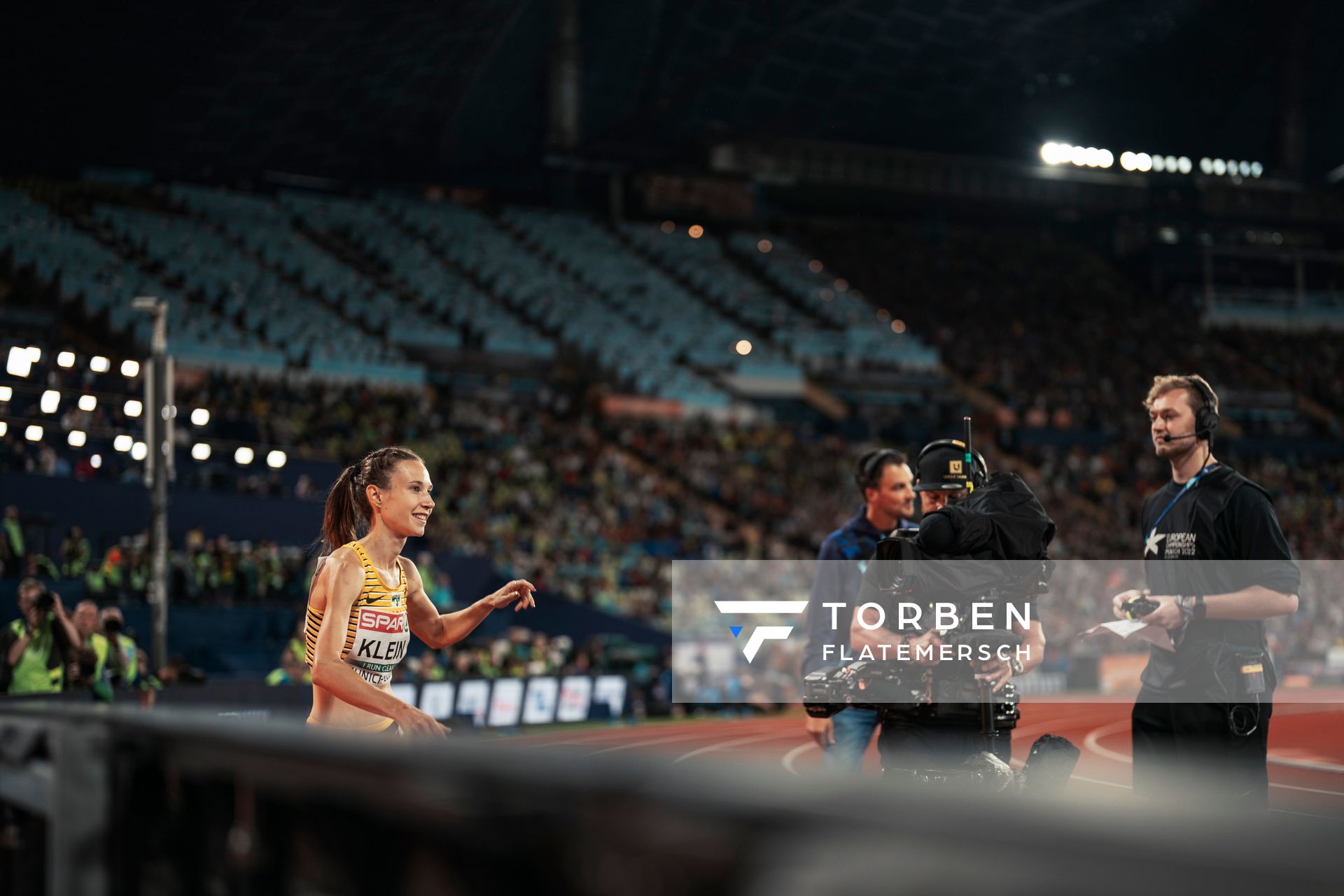 Hanna Klein (GER) am 19.08.2022 bei den Leichtathletik-Europameisterschaften in Muenchen