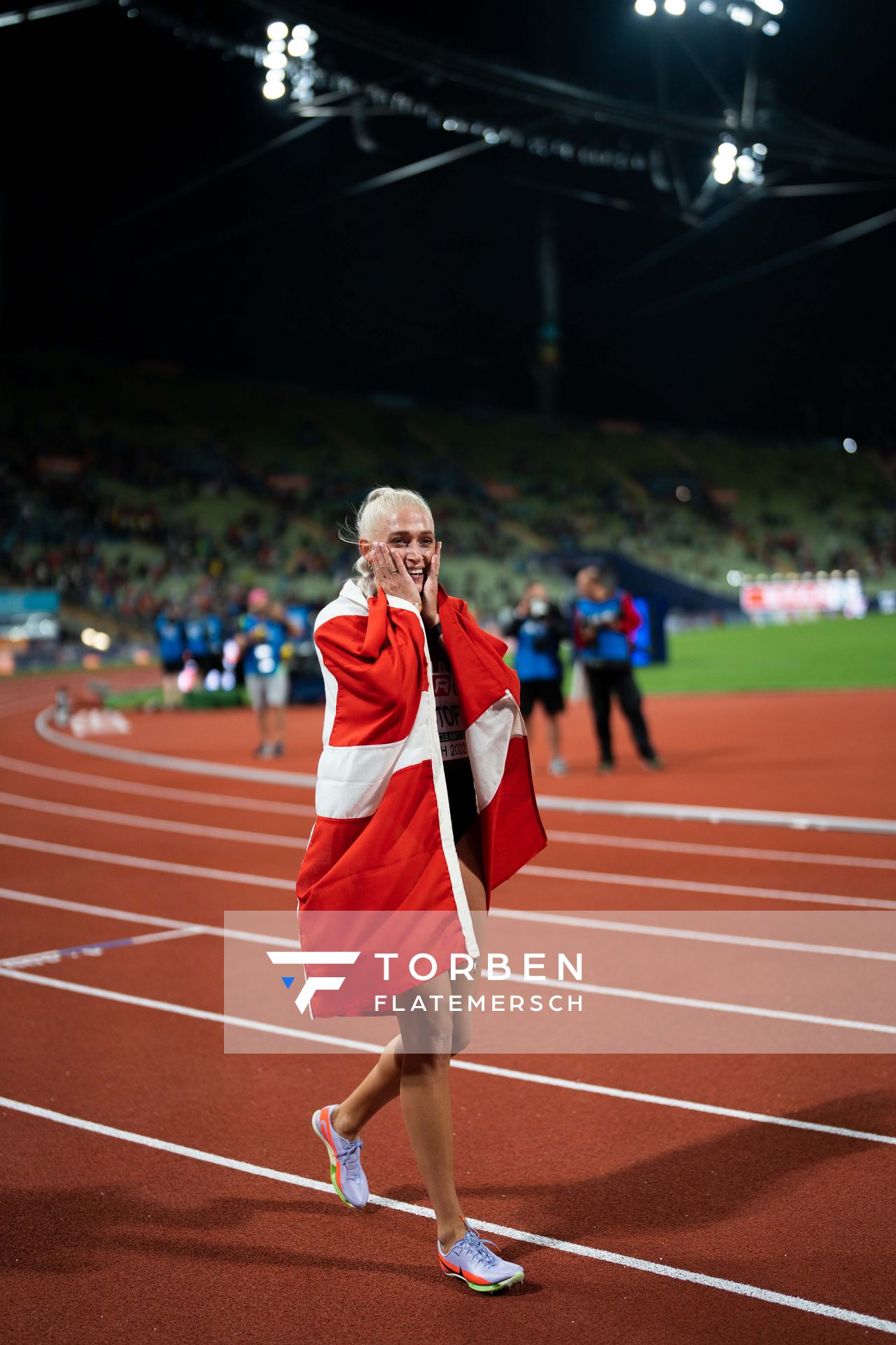 Ida Karstoft (DEN) am 19.08.2022 bei den Leichtathletik-Europameisterschaften in Muenchen