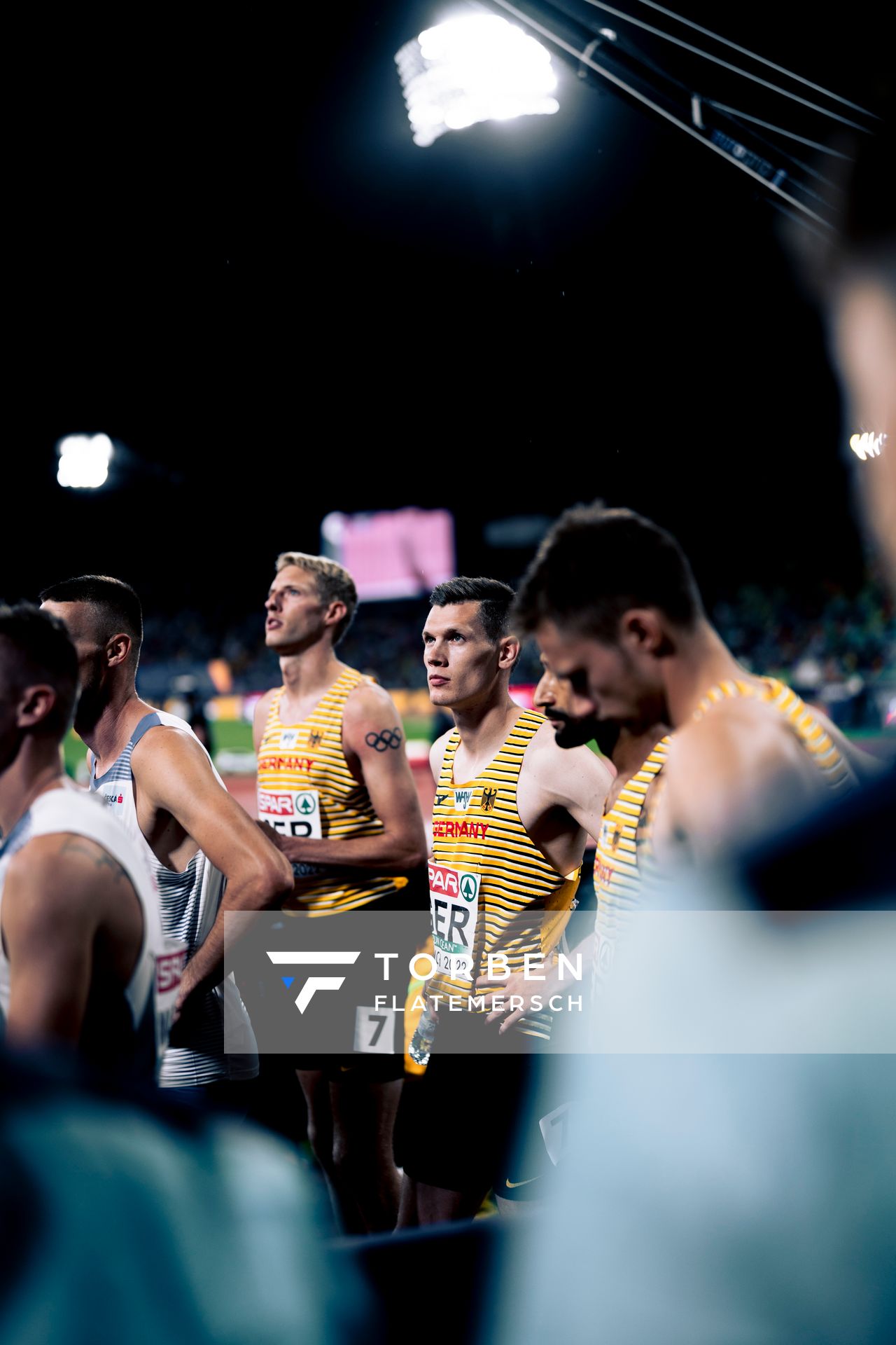 Manuel Sanders (GER), Marc Koch (GER) am 20.08.2022 bei den Leichtathletik-Europameisterschaften in Muenchen