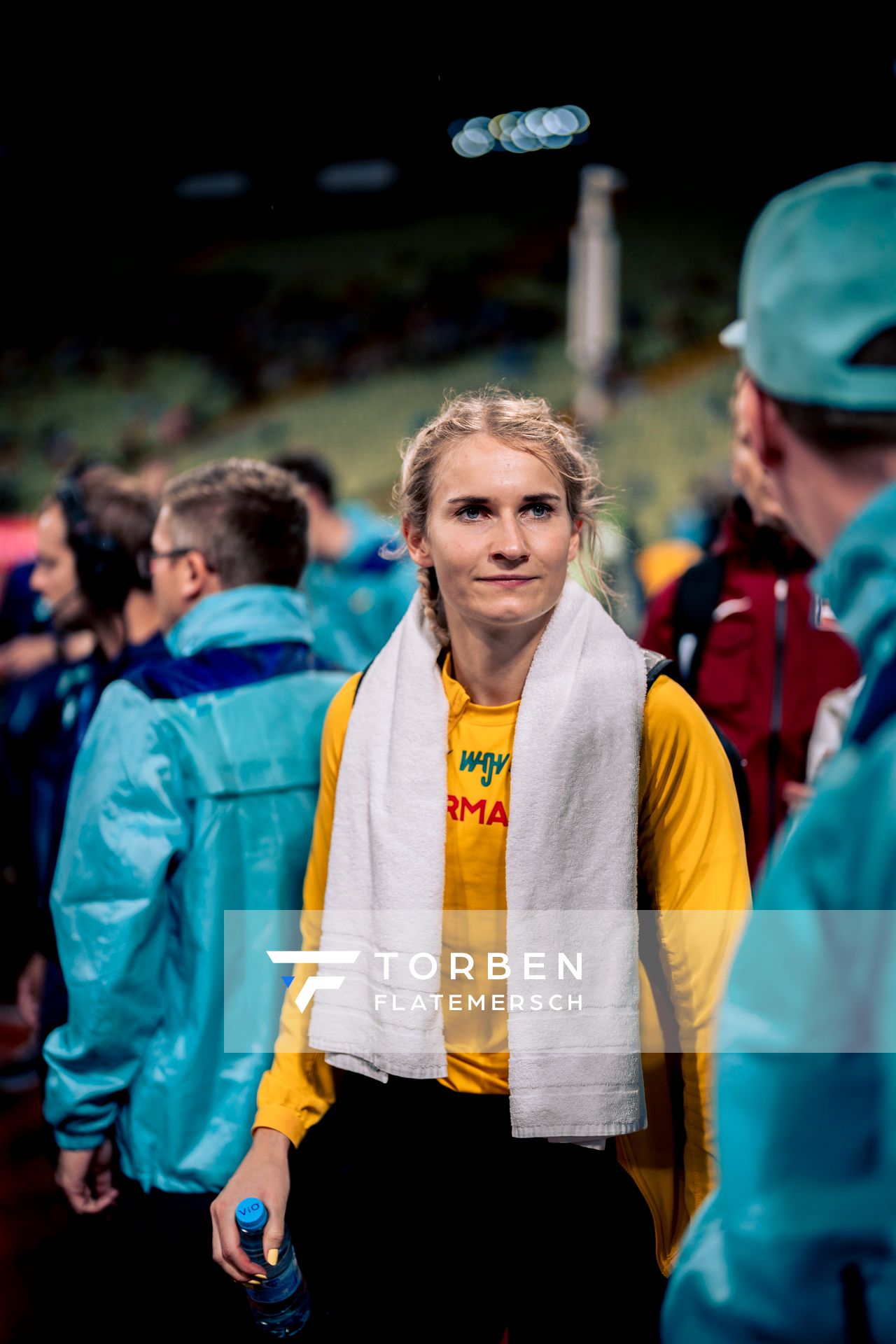 Annika Marie Fuchs (GER) am 20.08.2022 bei den Leichtathletik-Europameisterschaften in Muenchen