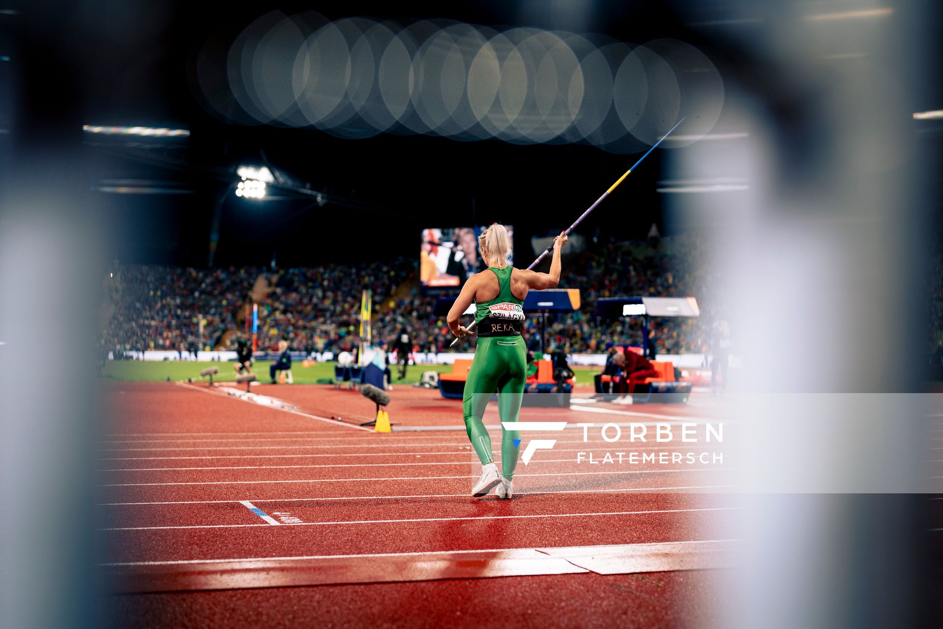Reka Szilagyi (HUN) am 20.08.2022 bei den Leichtathletik-Europameisterschaften in Muenchen