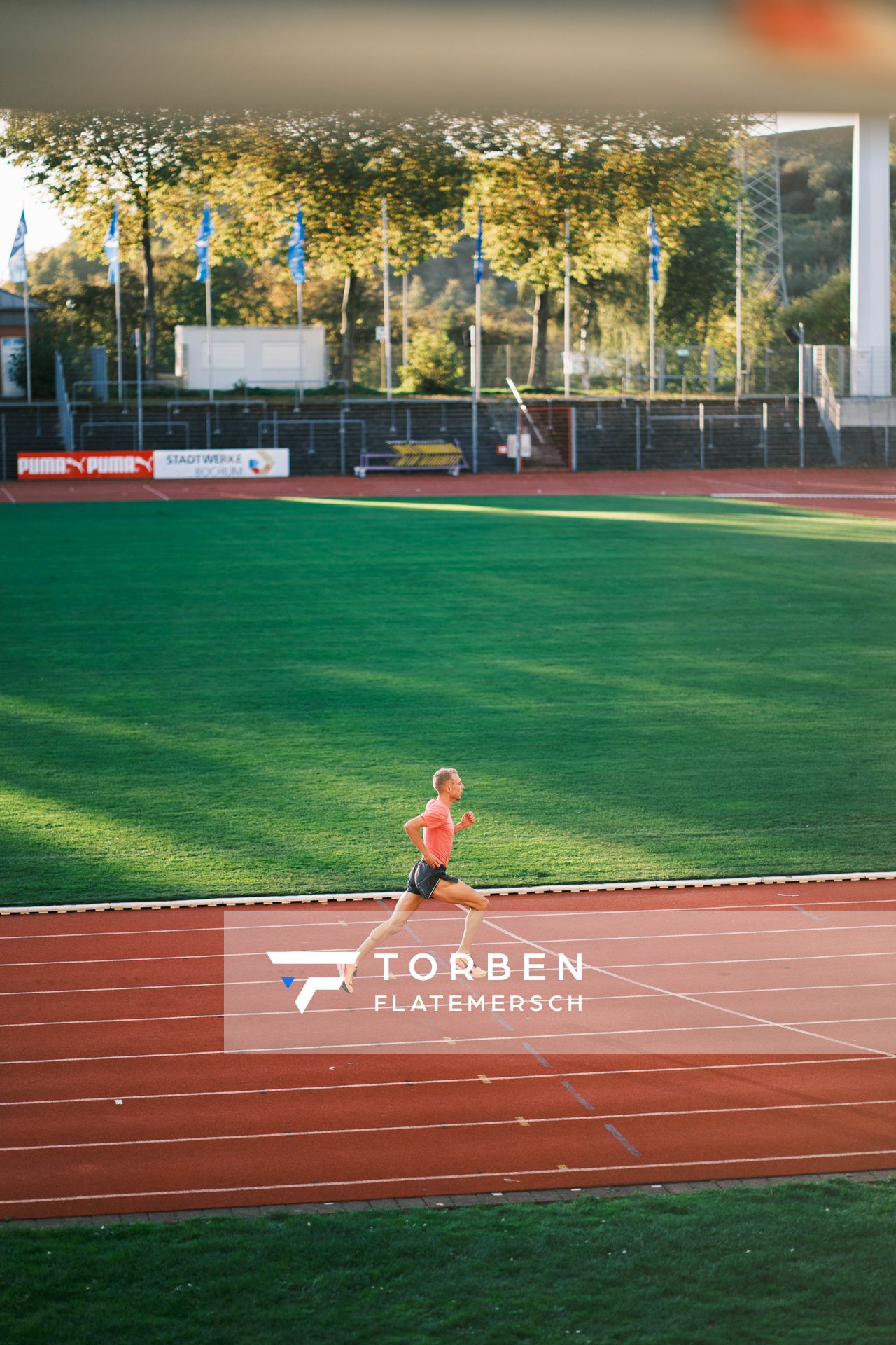 Nils Voigt ((TV Wattenscheid 01) am 18.10.2022 im Lohrheidestadion in Bochum-Wattenscheid