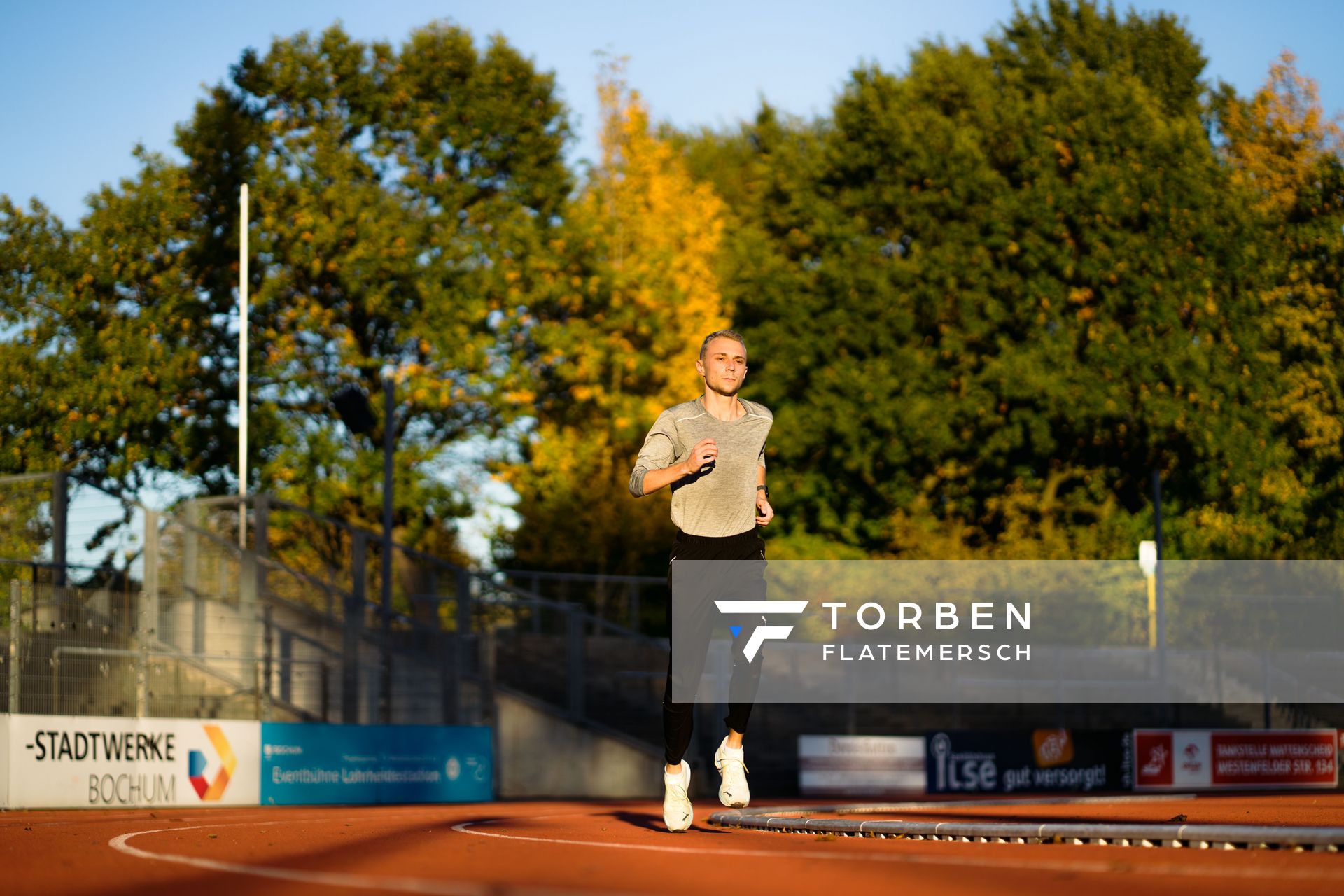 Nils Voigt ((TV Wattenscheid 01) am 18.10.2022 im Lohrheidestadion in Bochum-Wattenscheid