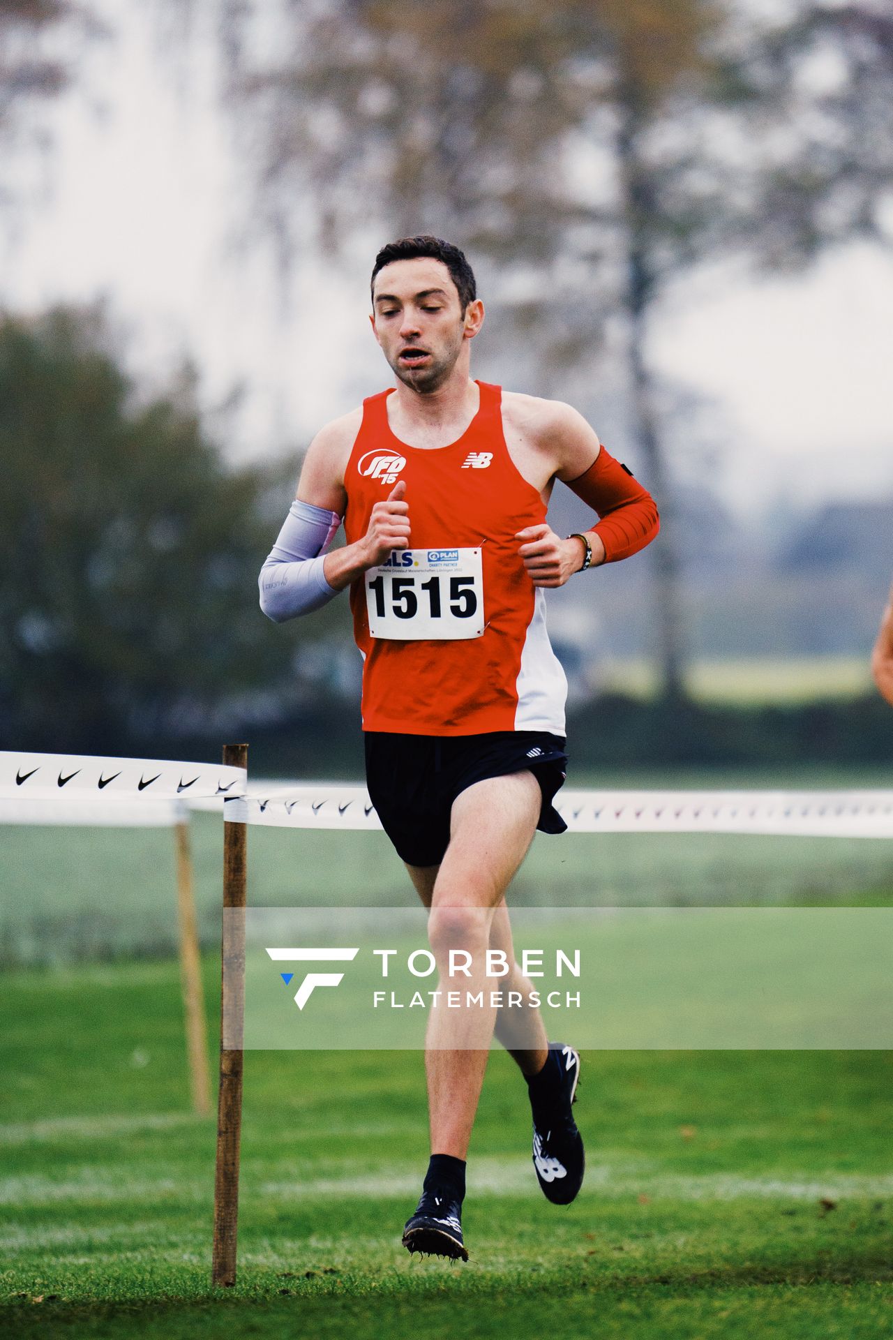 am 26.11.2022  waehrend den deutschen Crosslauf-Meisterschaften auf Sportanlage an der Ringstrasse in Loeningen