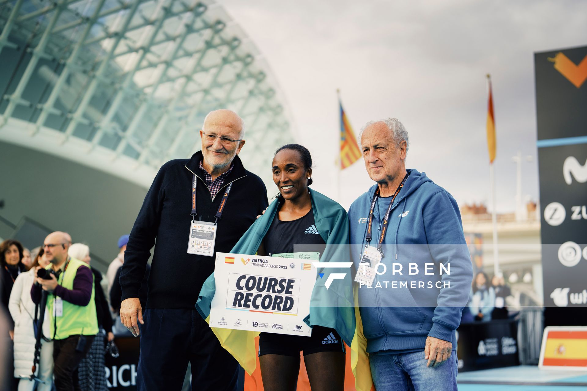 Siegerin der Frauen Amane Beriso Shankule (ETH) am 04.12.2022 beim 42th Valencia Marathon Trinidad Alfonso 2022