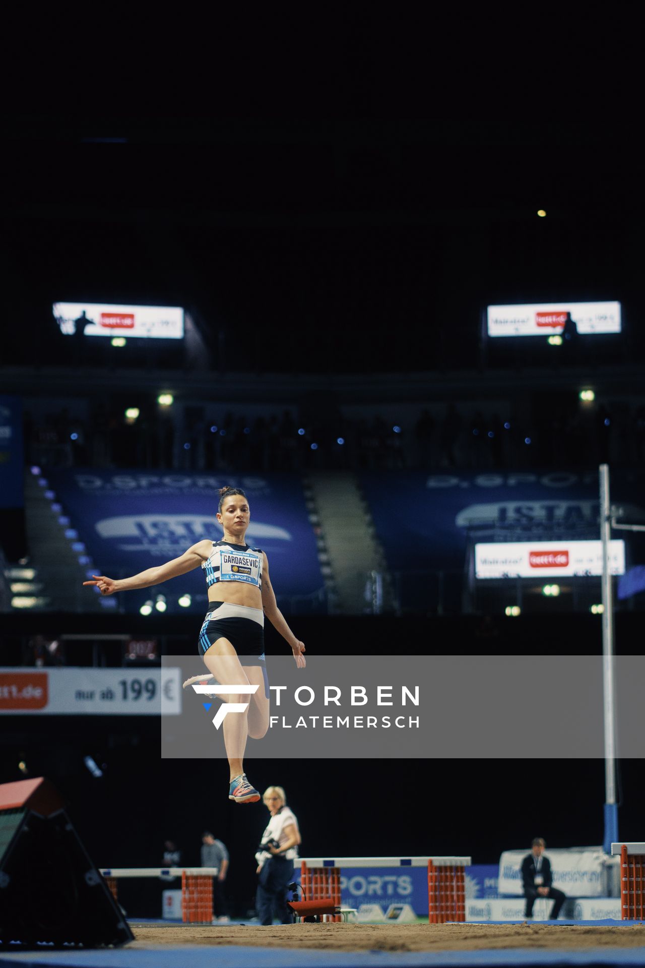 Milica Gardasevic (SRB) am 29.01.2023 beim ISTAF Indoor im PSD Bank Dome in Duesseldorf