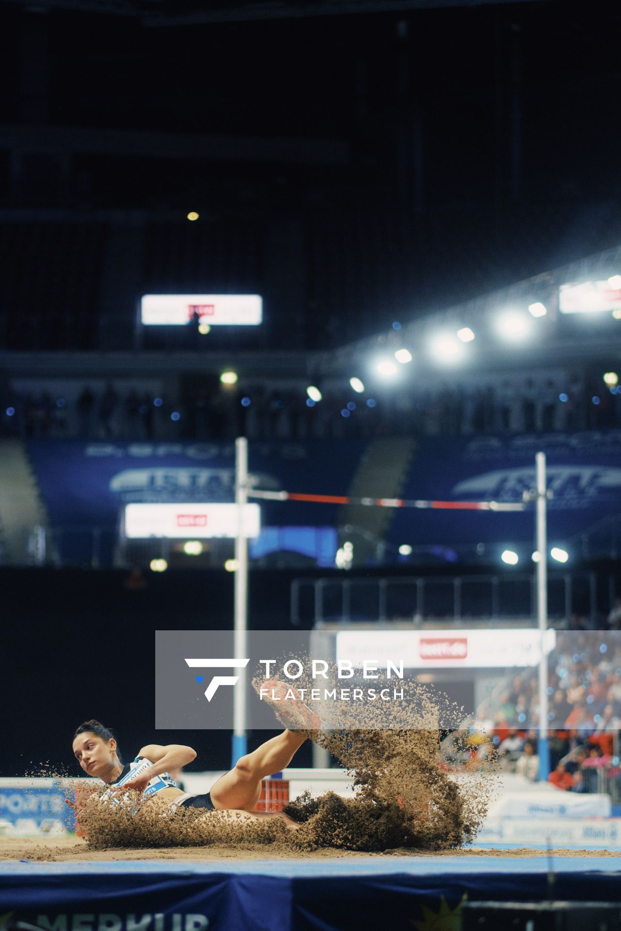 Milica Gardasevic (SRB) am 29.01.2023 beim ISTAF Indoor im PSD Bank Dome in Duesseldorf