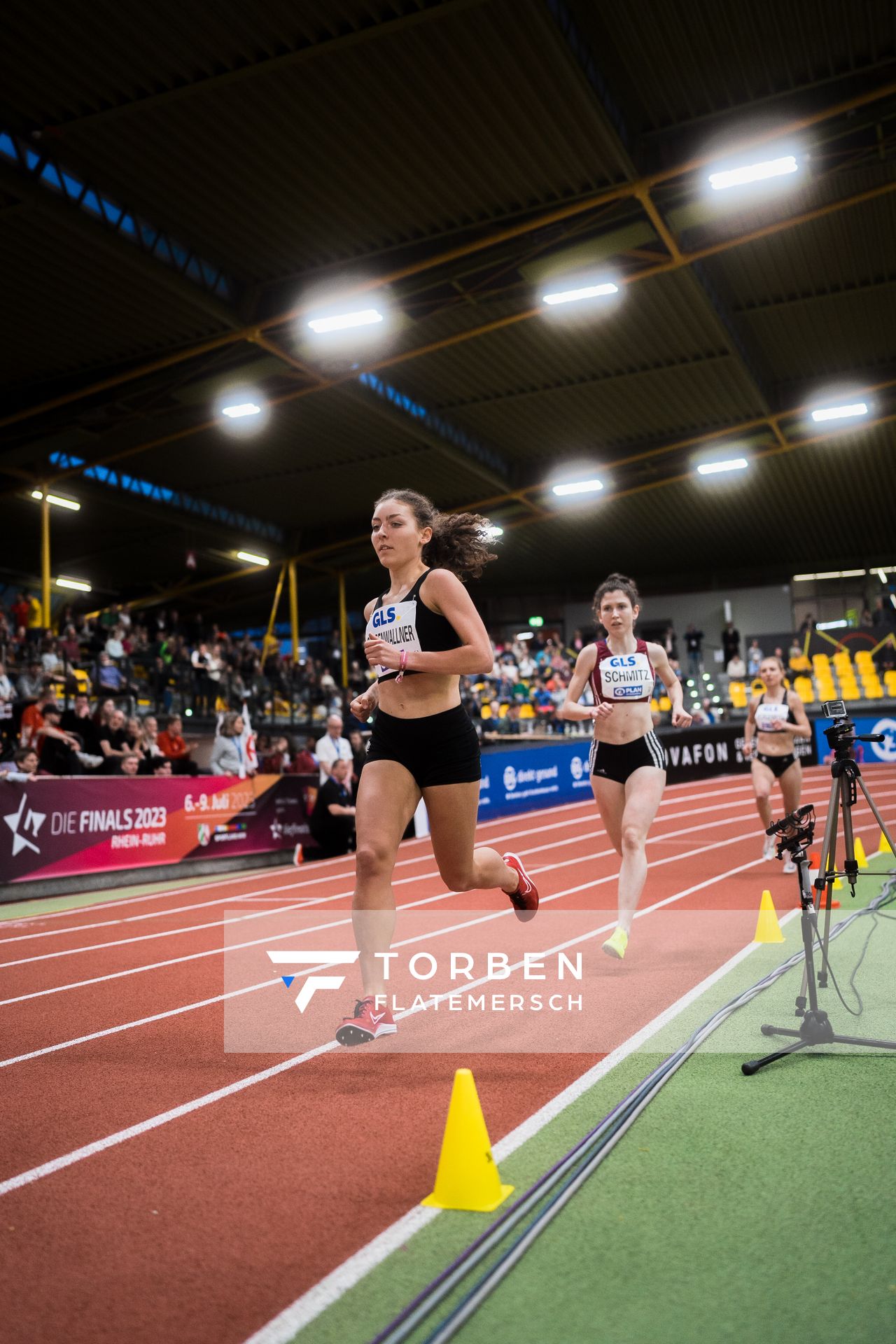 Hannah Stegenwallner (SC DHfK Leipzig e.V.) bei den Deutschen Leichtathletik-Hallenmeisterschaften am 18.02.2023 in der Helmut-Koernig-Halle in Dortmund