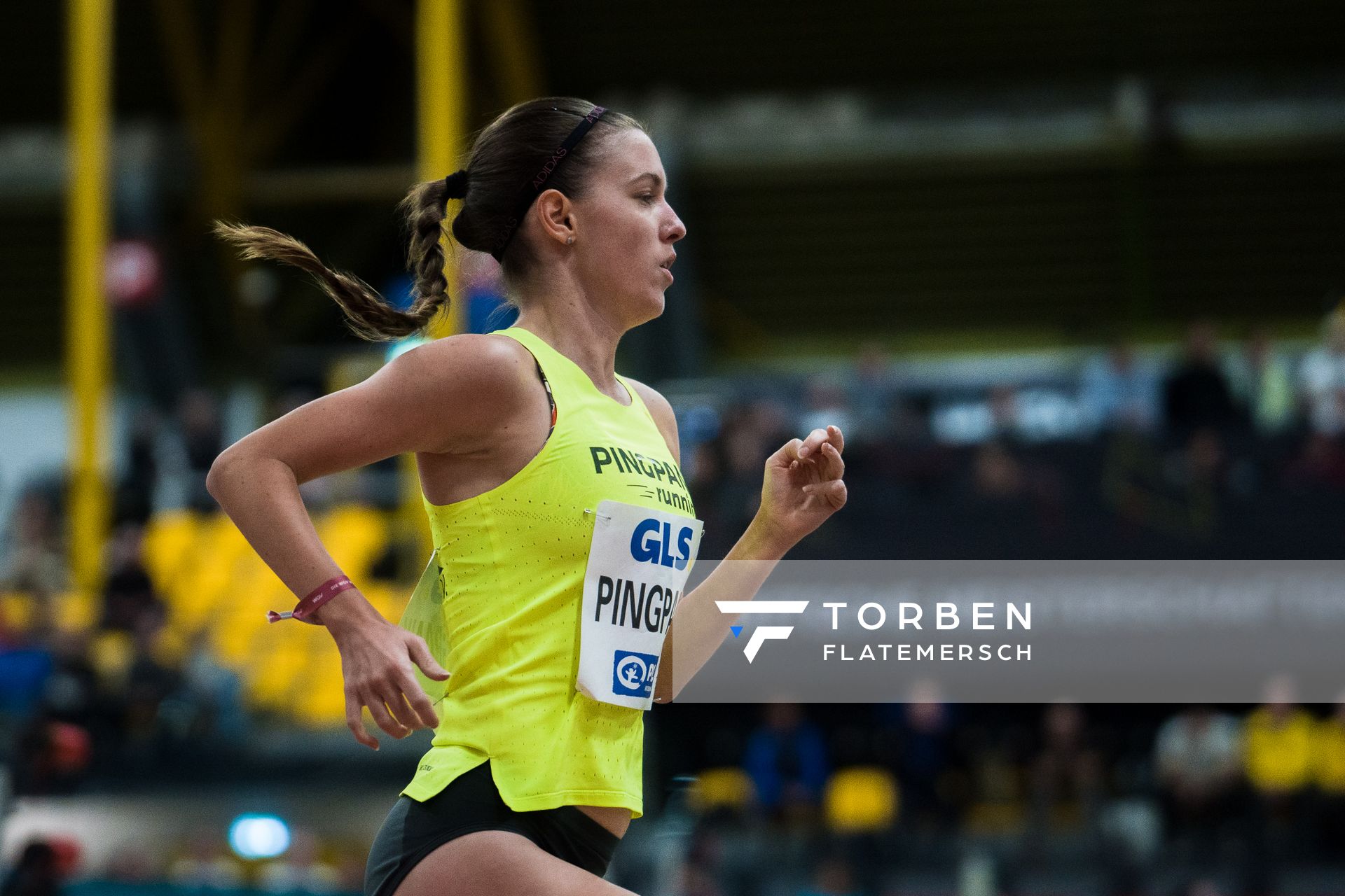 Svenja Pingpank (Hannover Athletics) bei den Deutschen Leichtathletik-Hallenmeisterschaften am 18.02.2023 in der Helmut-Koernig-Halle in Dortmund