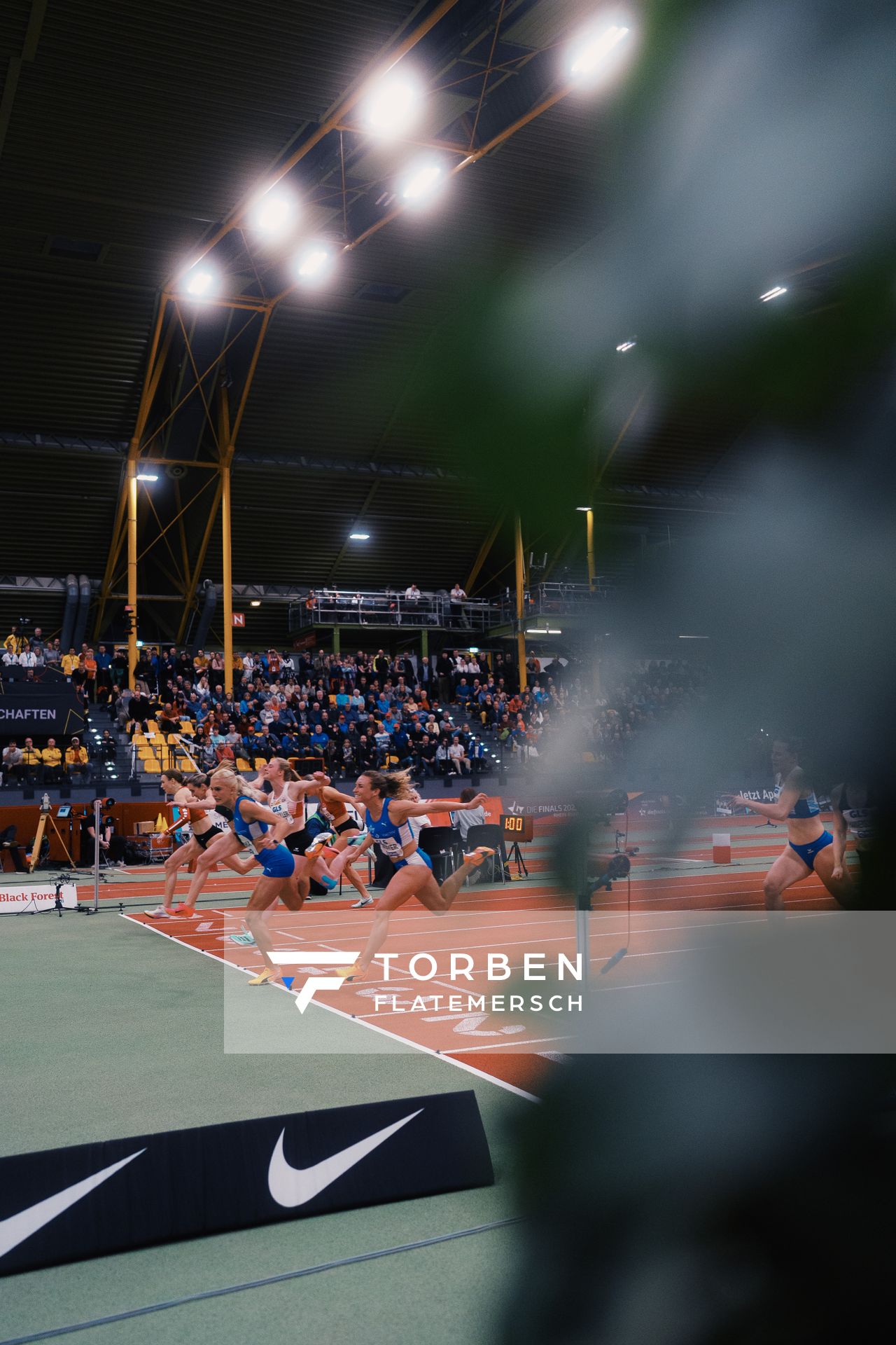 60m Huerden Finale bei den Deutschen Leichtathletik-Hallenmeisterschaften am 18.02.2023 in der Helmut-Koernig-Halle in Dortmund